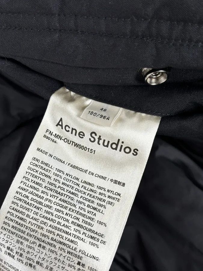 Acne Studios AW2019 Acne Studios Black Hybrid Premium Puffer Bomber Jacket Size US L / EU 52-54 / 3 - 13 Thumbnail