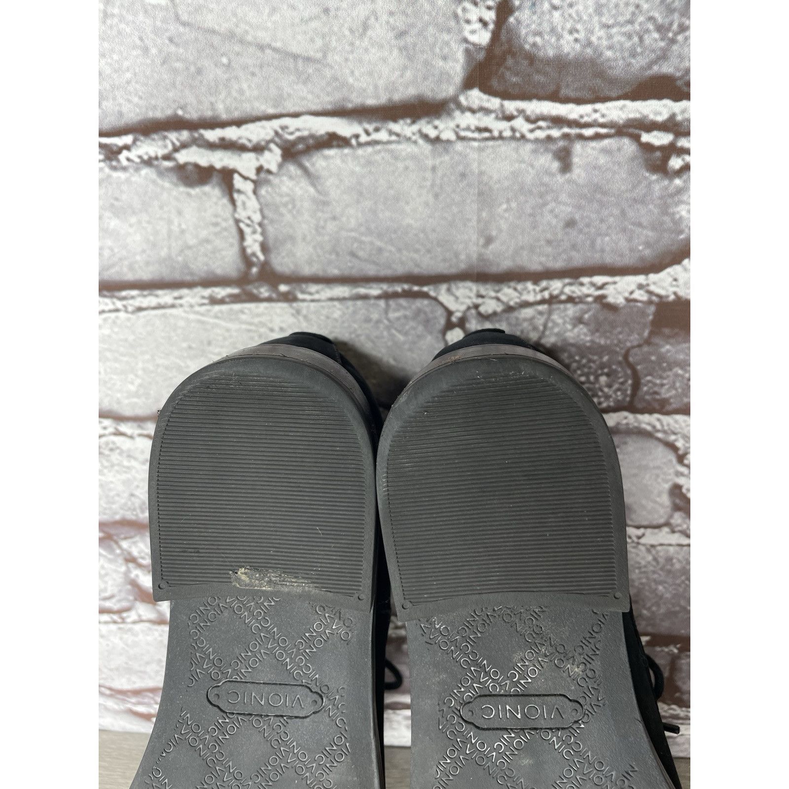 Other Vionic Weslyn Black Leather Oxfords Comfort Casual Shoes Wom Size US 6.5 / IT 36.5 - 14 Thumbnail
