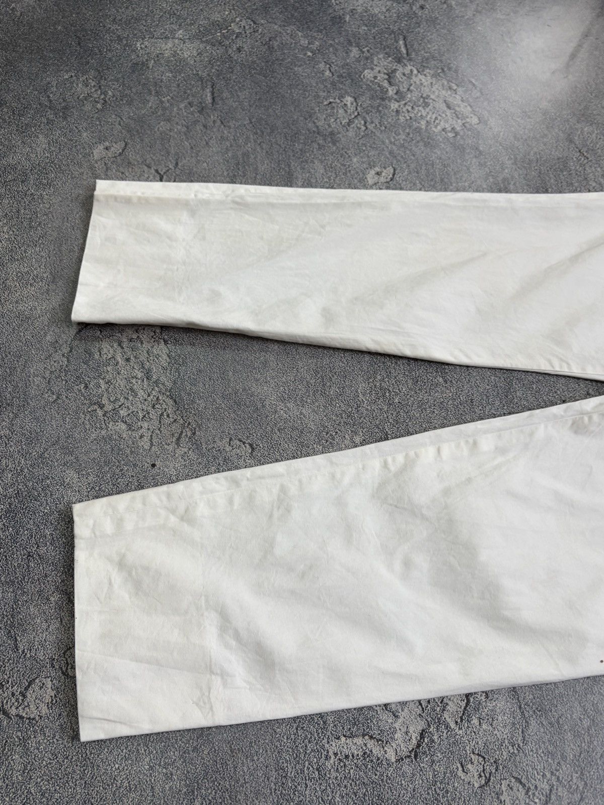 Jil Sander Jil Sander Tie Waist Wrap Trousers White IT 42 Size 28" / US 6 / IT 42 - 7 Thumbnail