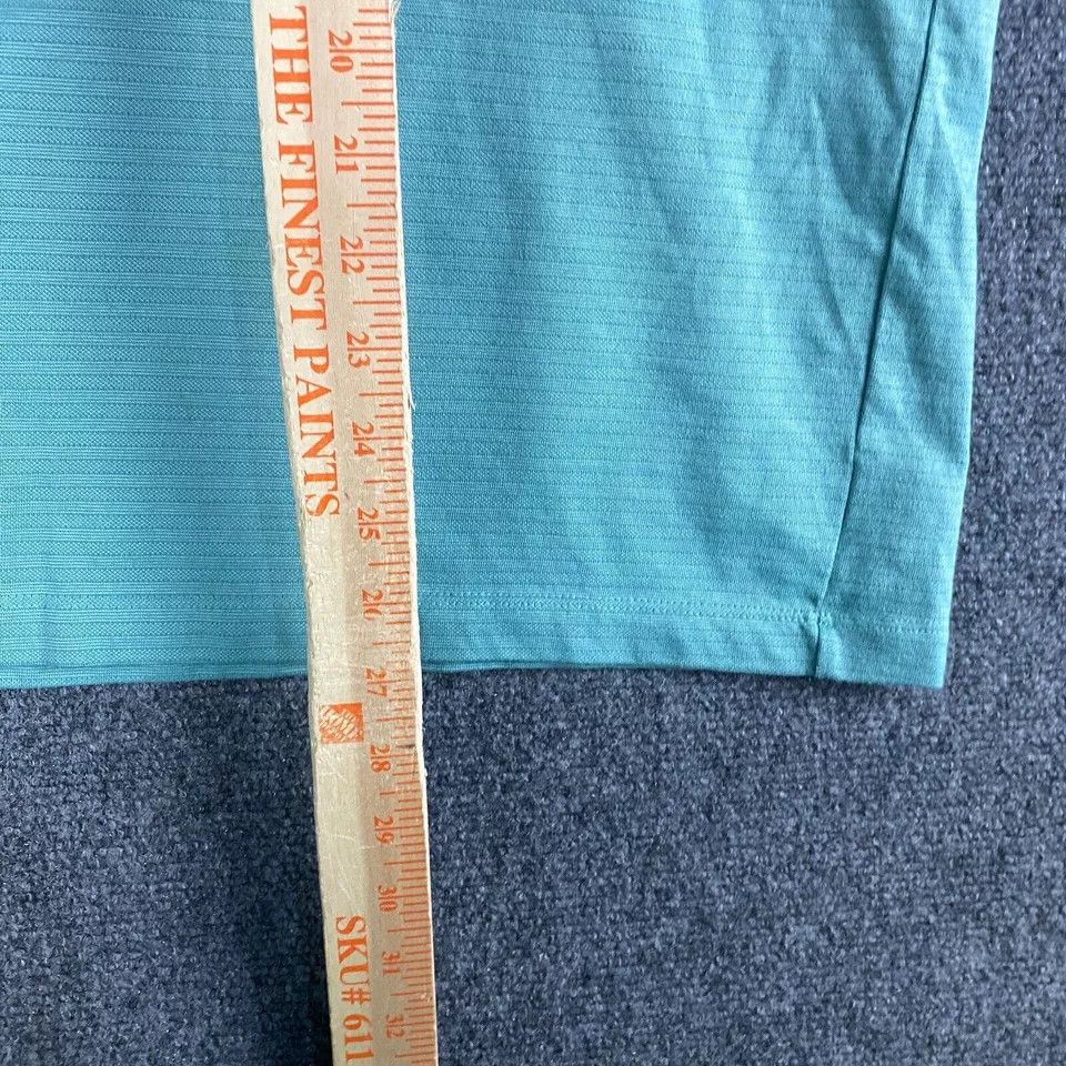 Van Heusen Van Heusen Polo Shirt Men's XXL Short Sleeve Light Blue Size US XXL / EU 58 / 5 - 4 Thumbnail