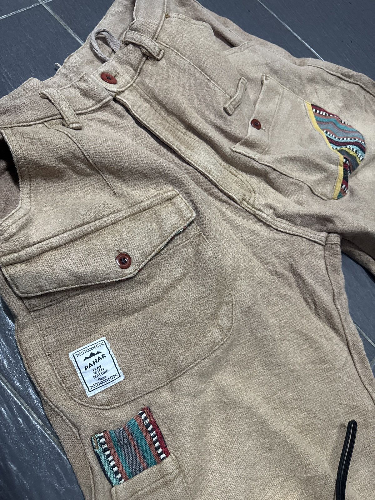 Japanese Brand Amina navajo baggy pants unconventional style pants Size US 32 / EU 48 - 5 Thumbnail