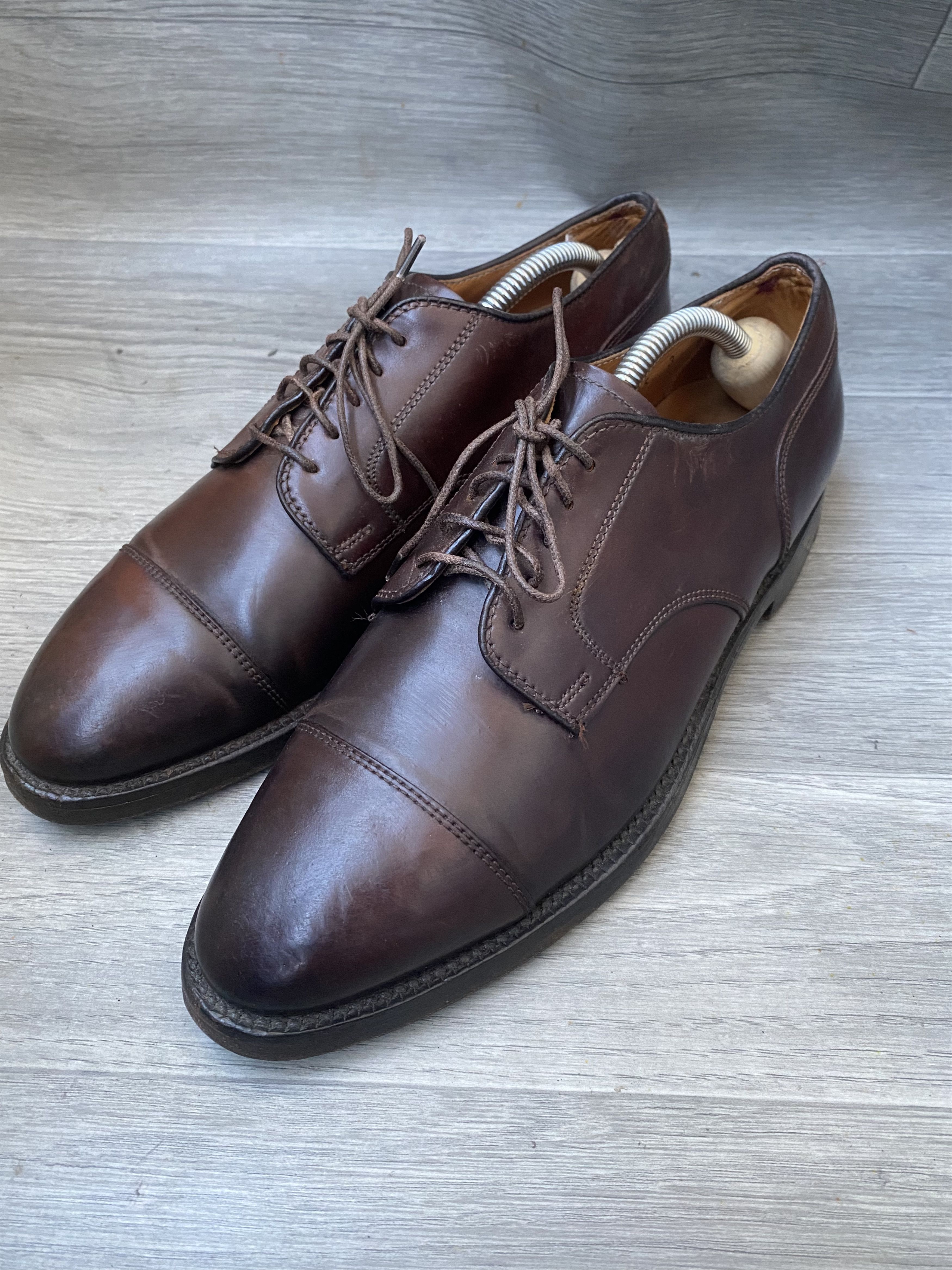 Alden Alden cap-toe shell cordovan dress oxford shoes sz 7.5 Size US 7.5 / EU 40-41 - 7 Thumbnail