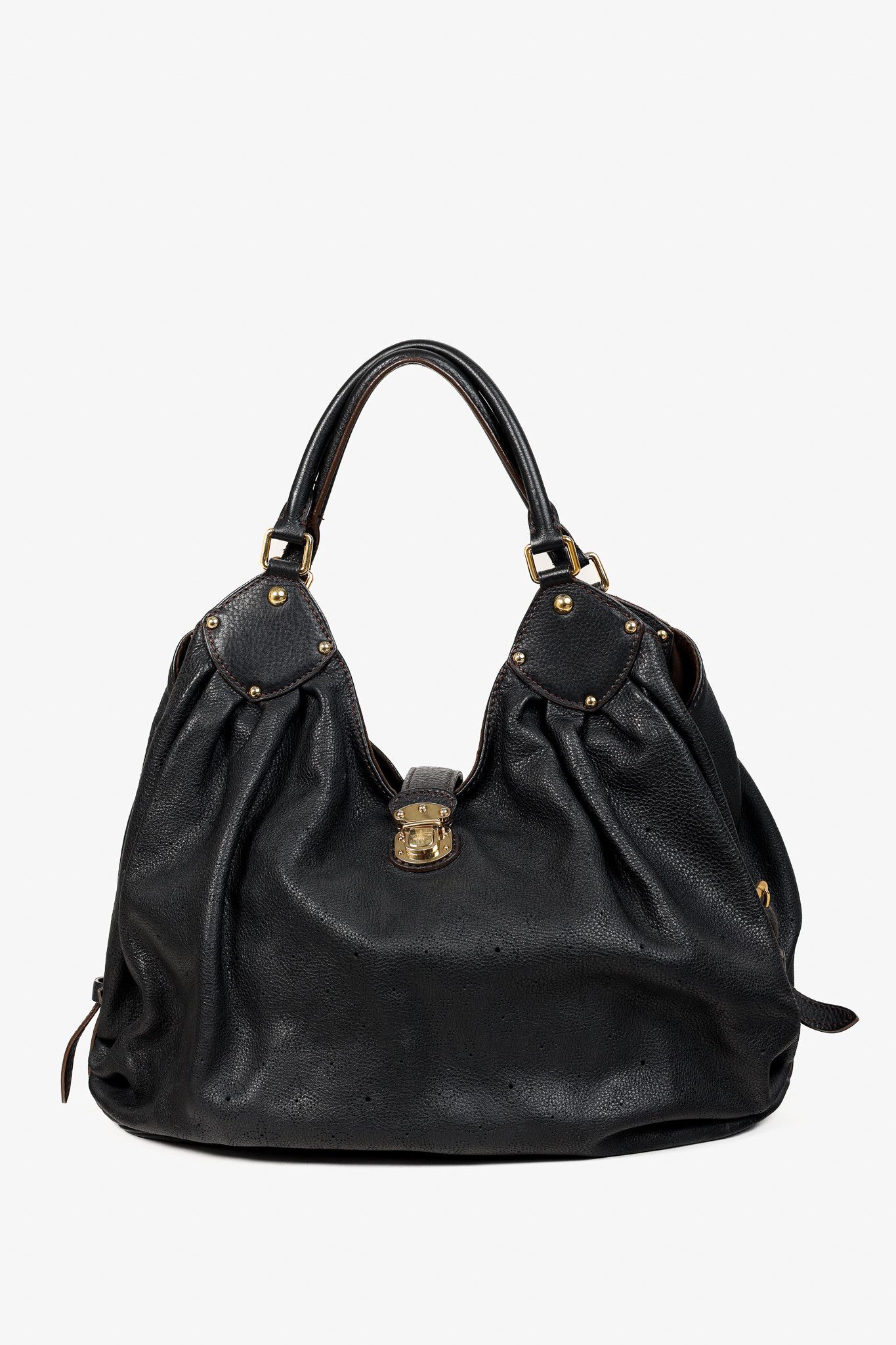 Louis Vuitton Louis Vuitton Mahina L Perforated Monogram Leather Hobo Size ONE SIZE - 1 Thumbnail