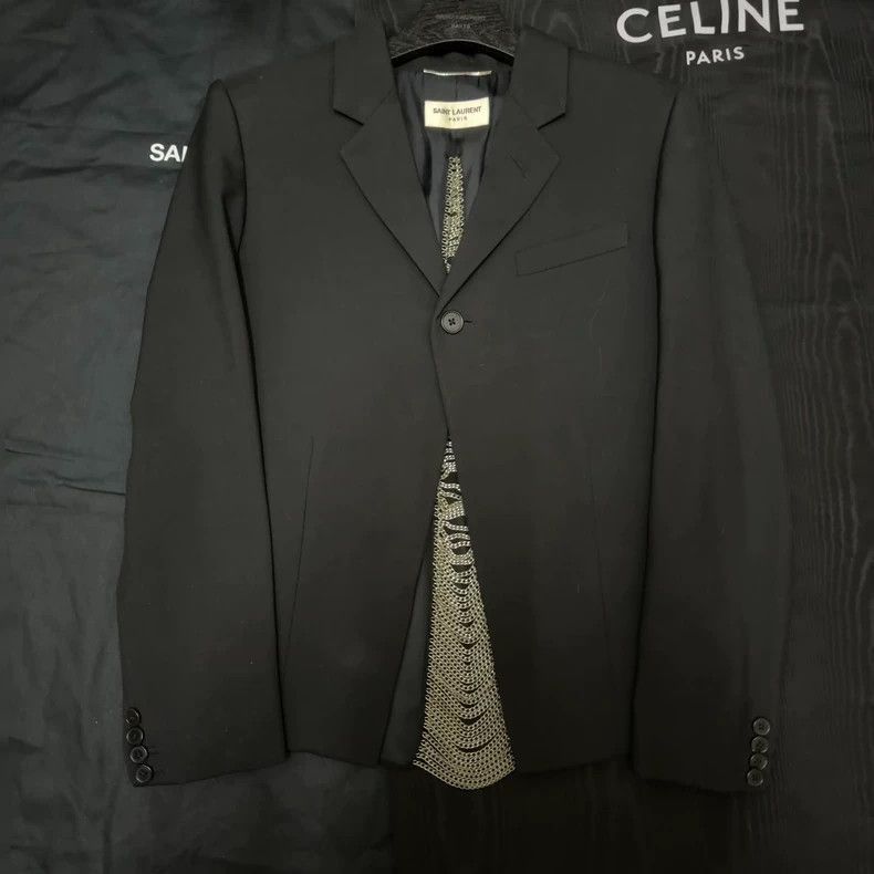 Saint Laurent Paris Saint Laurent Paris 14ss fashion chain suit-2506 Size US S / EU 44-46 / 1 - 1 Thumbnail