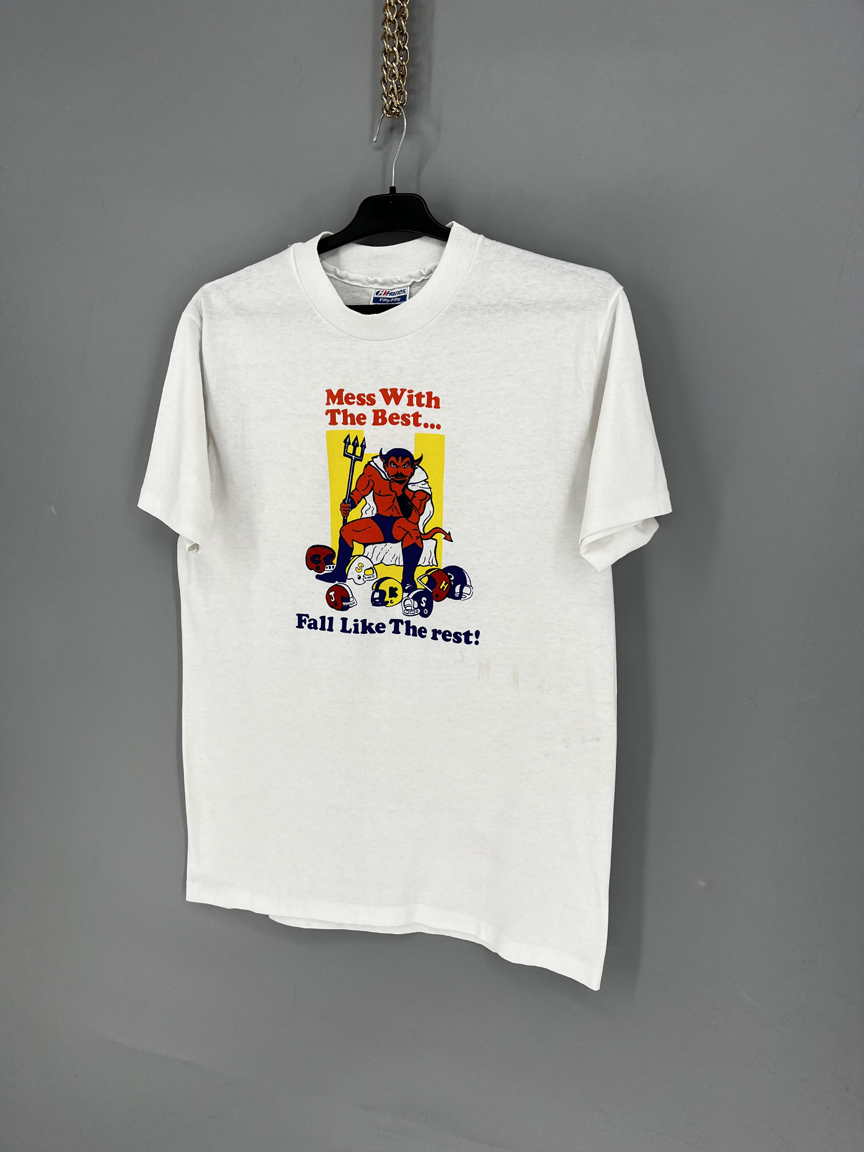 Vintage Vintage Y2K ADULT “ Mess With The Best. Fall Like The rest!“ Size US L / EU 52-54 / 3 - 3 Thumbnail