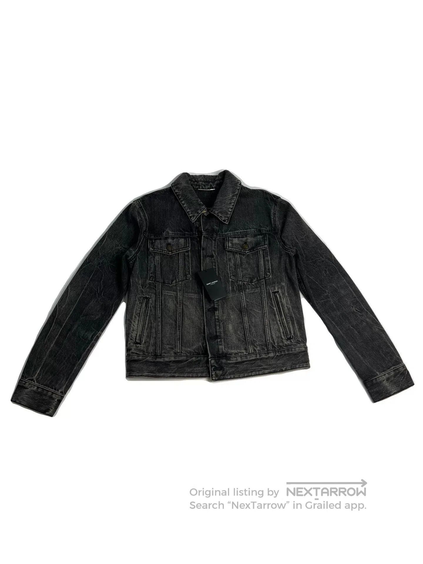 Saint Laurent Paris Saint Laurent FW21 Coconut Tree Denim Jacket. Size US M / EU 48-50 / 2 - 1 Thumbnail