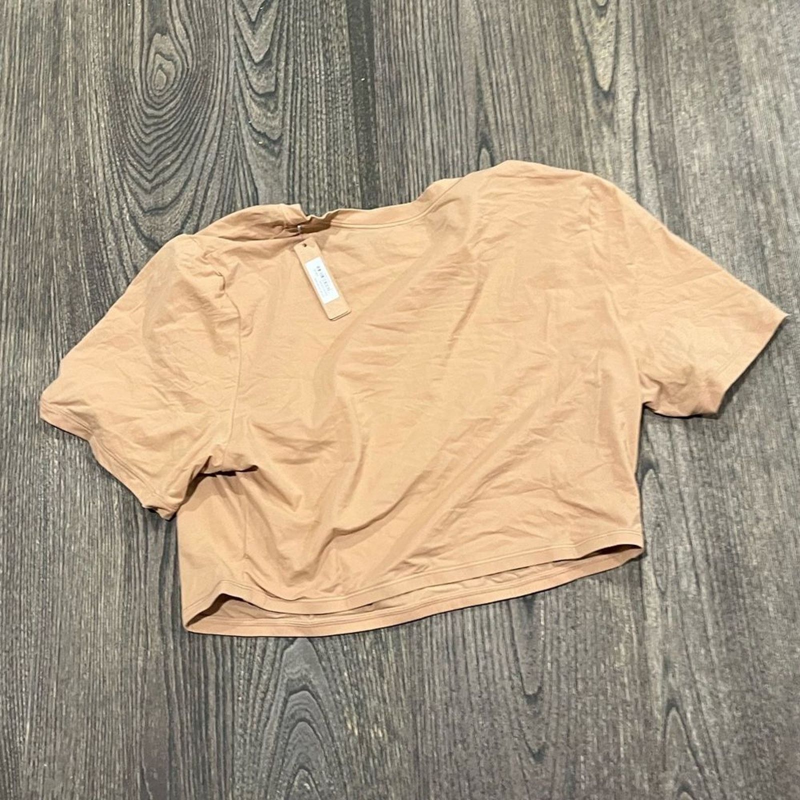 SKIMS Skims Fits Everybody Super Cropped T-Shirt Pullover Ochre 2X Size XXL / US 16-18 / IT 52-54 - 4 Thumbnail