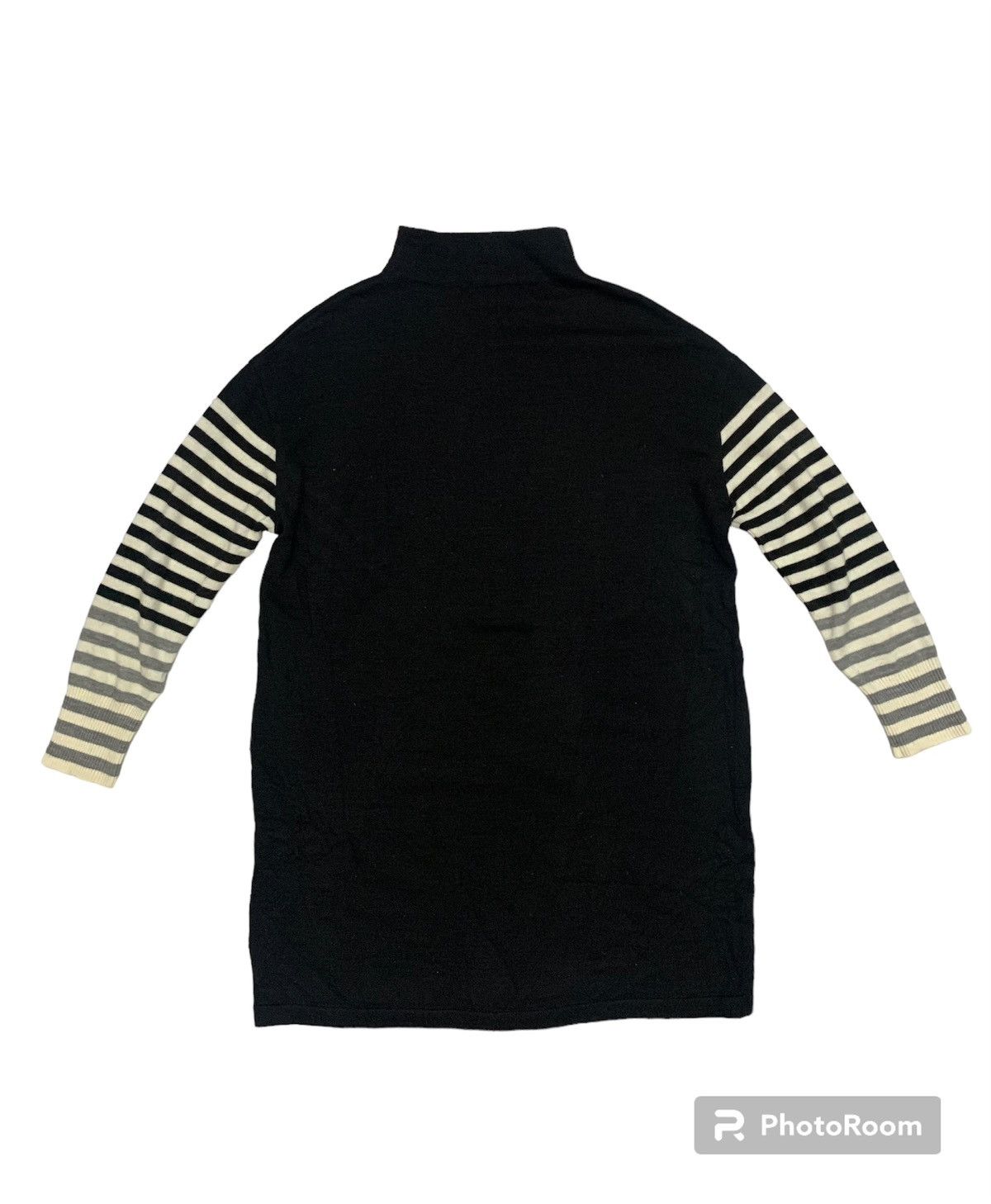 Kansai Yamamoto Kansai Bis Collection wool blouses stripe design Size L / US 10 / IT 46 - 2 Thumbnail