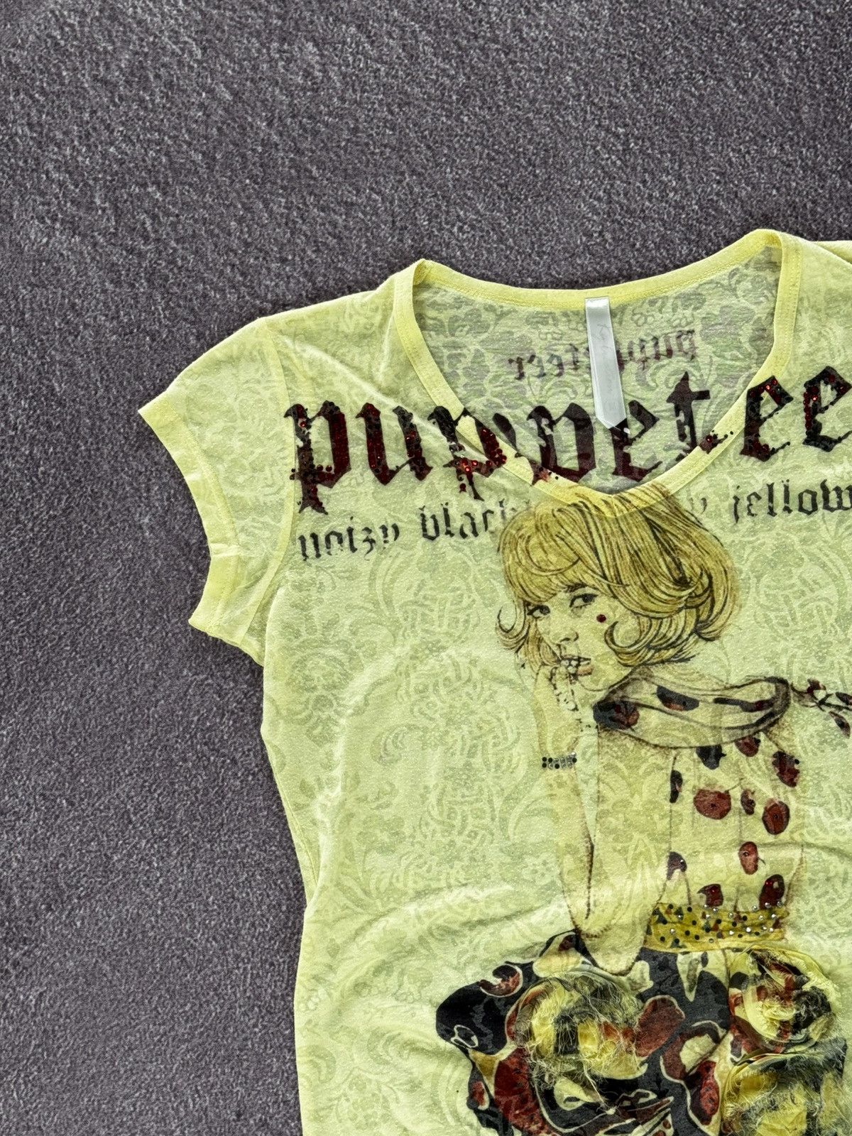 Hysteric Glamour 00s Hysteric Glamour Style Grunge Printed T-Shirt Size M / US 6-8 / IT 42-44 - 4 Thumbnail