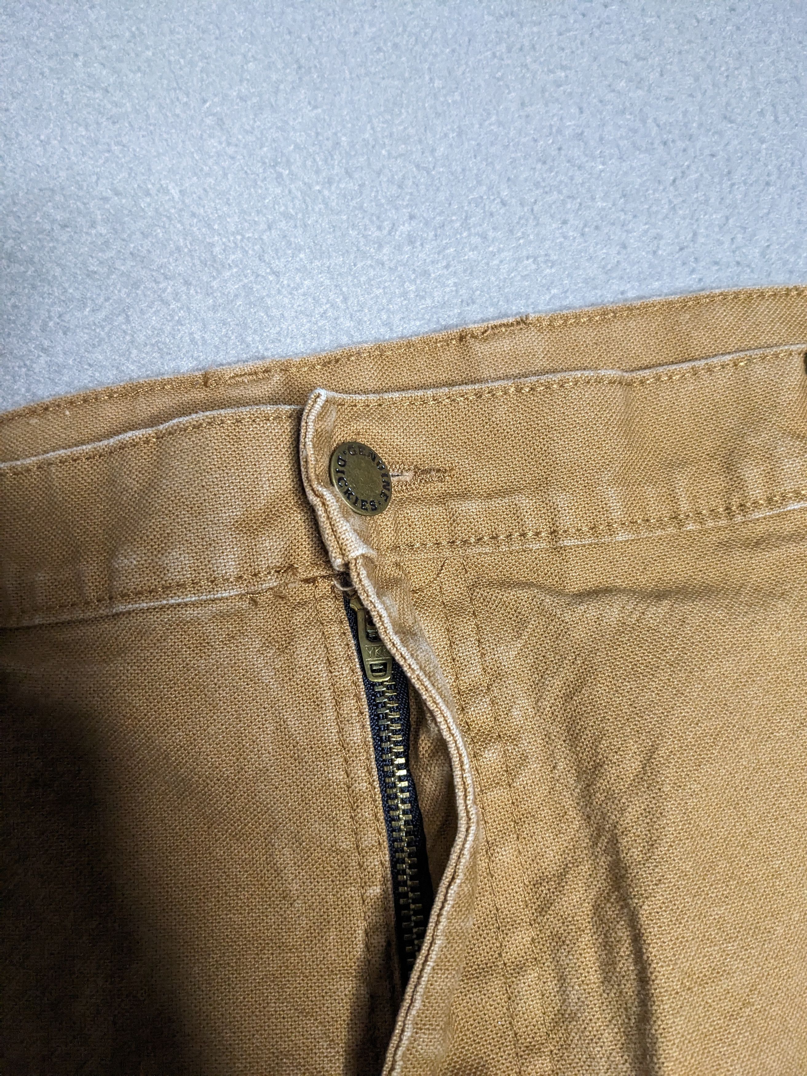Dickies Dickies Carpenter Pants 38x30 Canvas Beige Distressed Faded Size US 38 / EU 54 - 10 Thumbnail