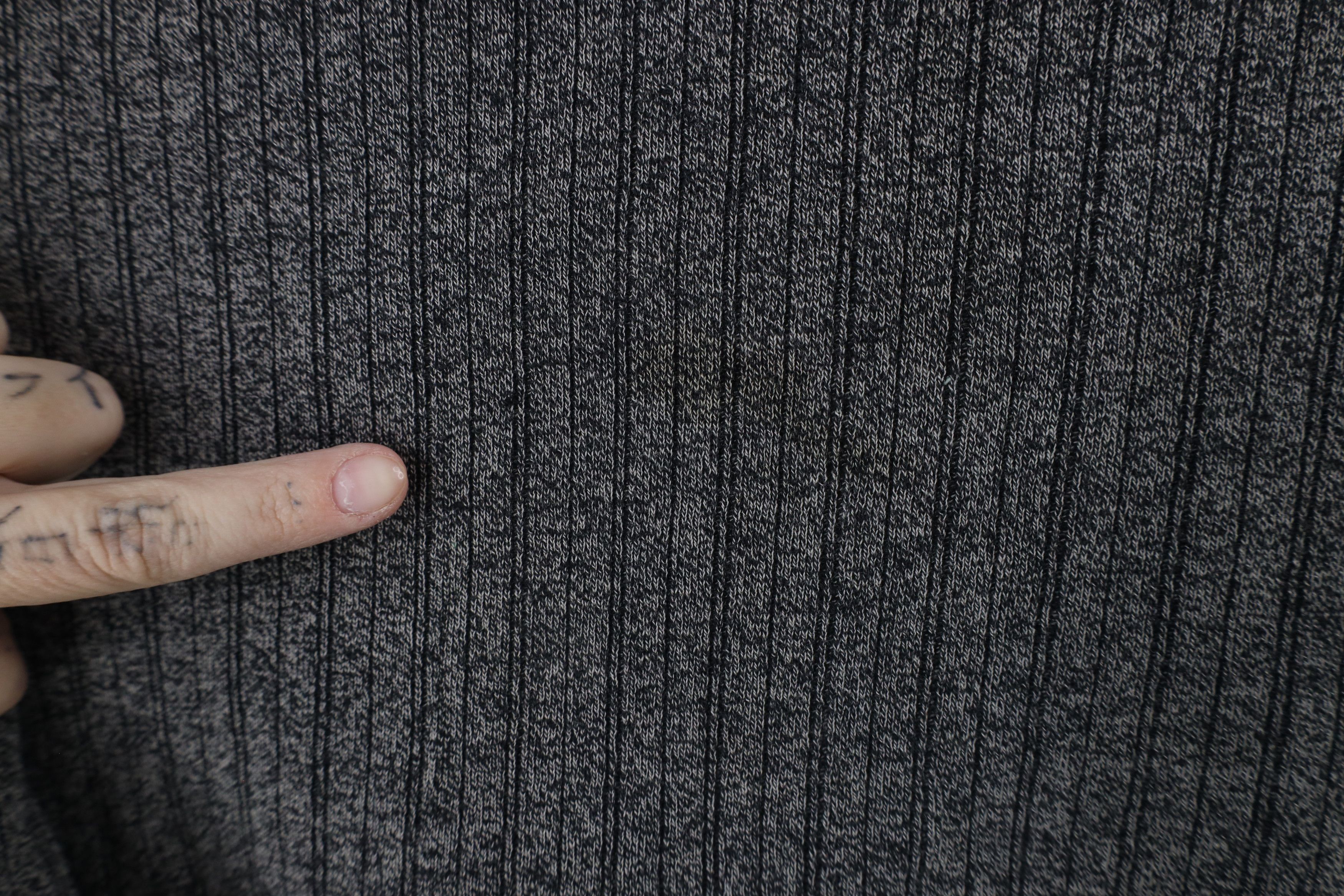 Vintage Vintage 90s Streetwear Ribbed Knit Long Sleeve Polo Shirt Size US M / EU 48-50 / 2 - 4 Thumbnail