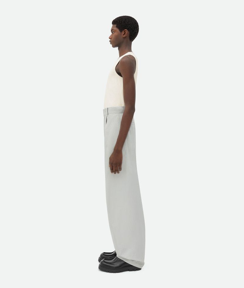 Bottega Veneta o1bcso1str0526 Cotton Silk Trousers Pants in Gray Size US 34 / EU 50 - 2 Thumbnail
