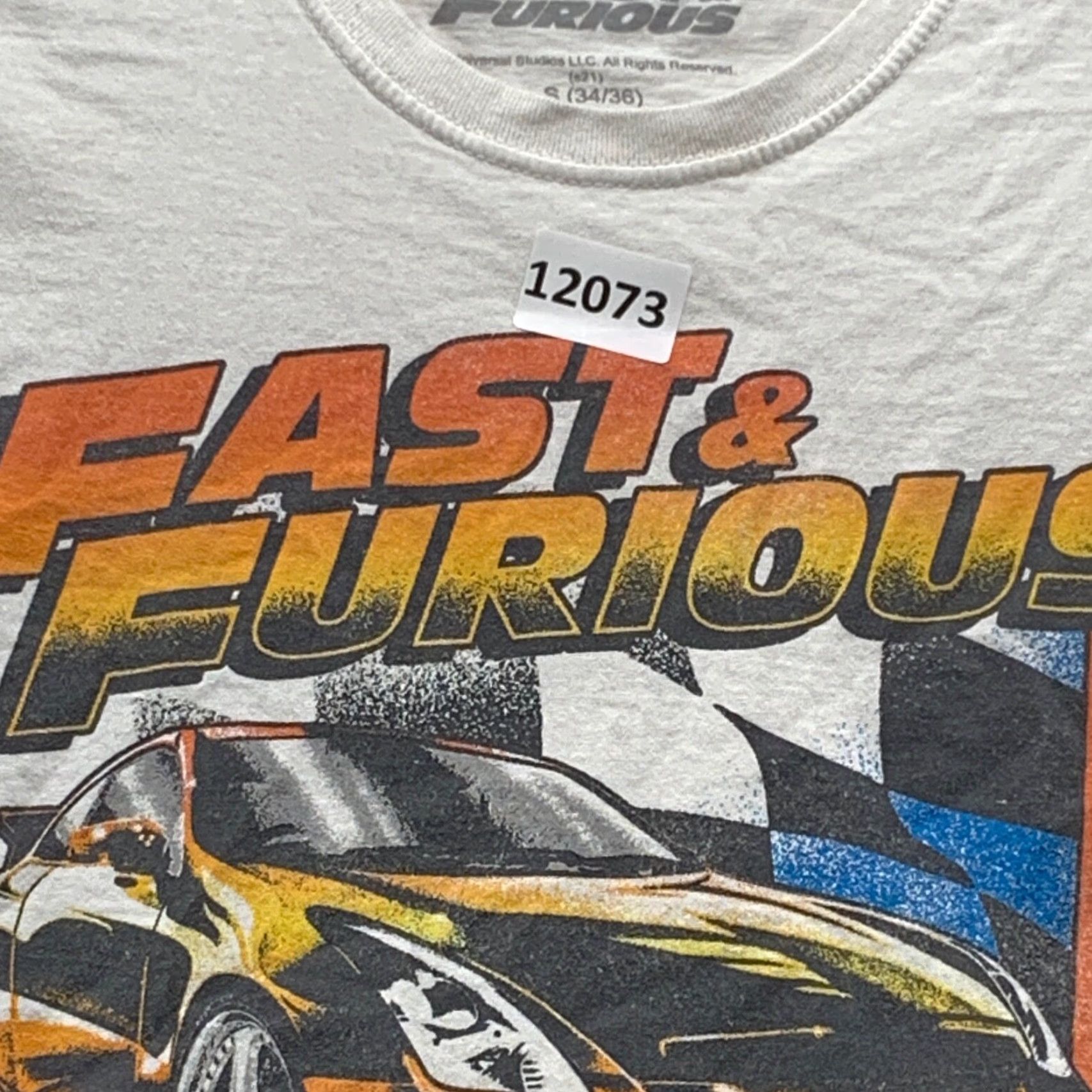 Vintage VINTAGE Fast & Furious T-Shirt Small Street Racing One Quarter Mile At A Time Graphic White Cotton Mens Size US S / EU 44-46 / 1 - 6 Thumbnail