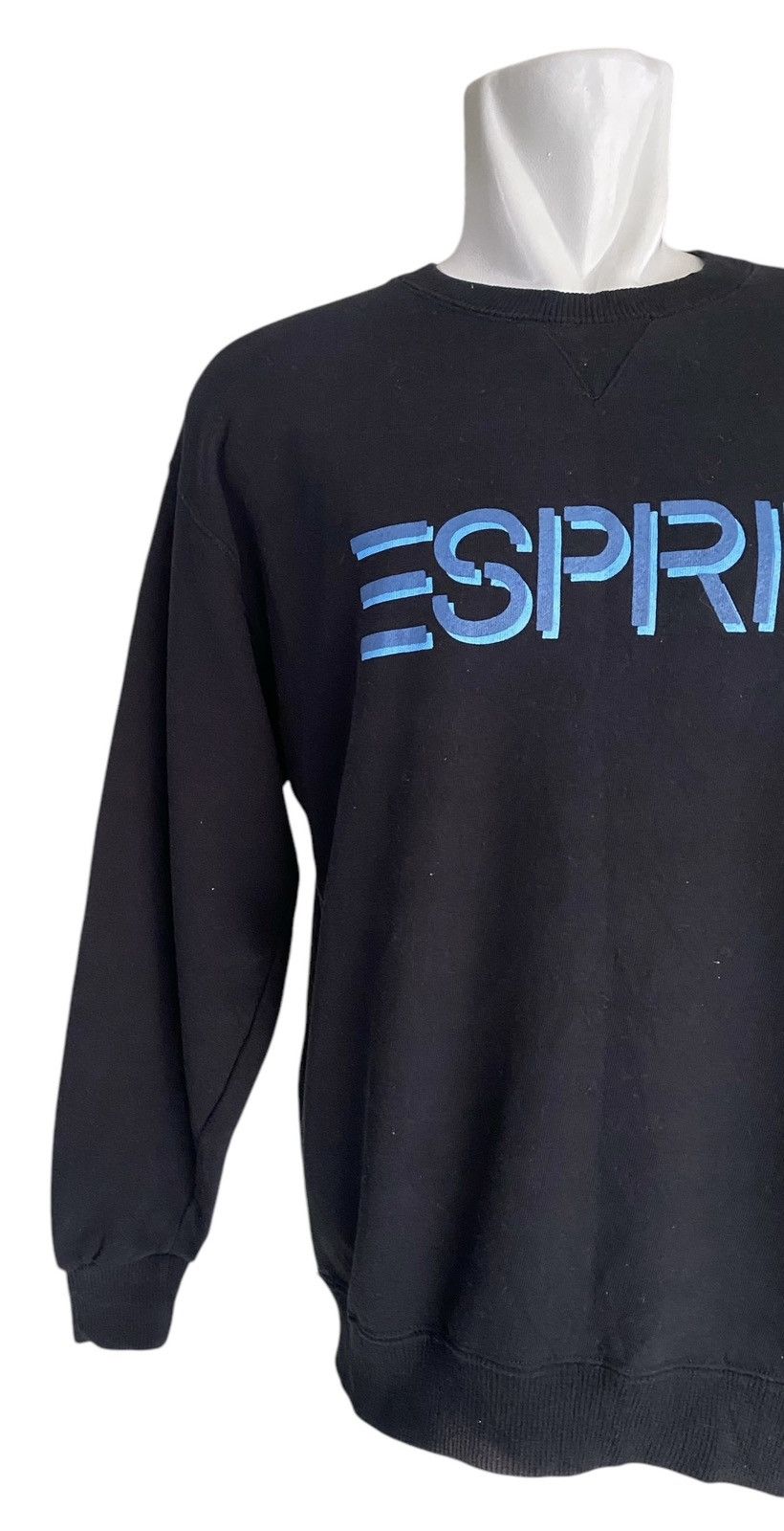 Designer Rare ESPRIT Sweatshirt Black Size US M / EU 48-50 / 2 - 3 Thumbnail