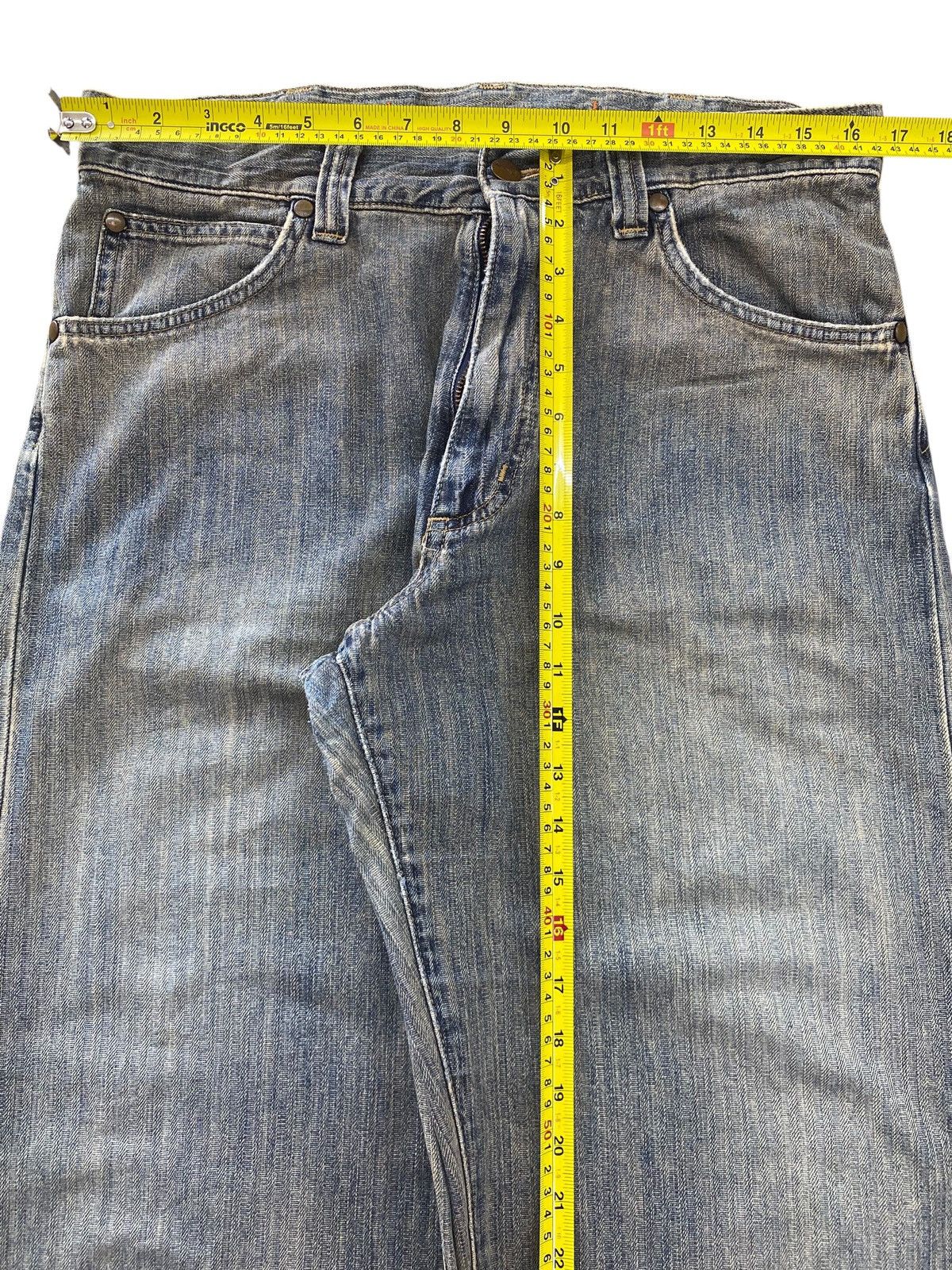 Wrangler Wrangler Acid Wash Style Baggy Leg Jeans Size US 33 - 5 Thumbnail