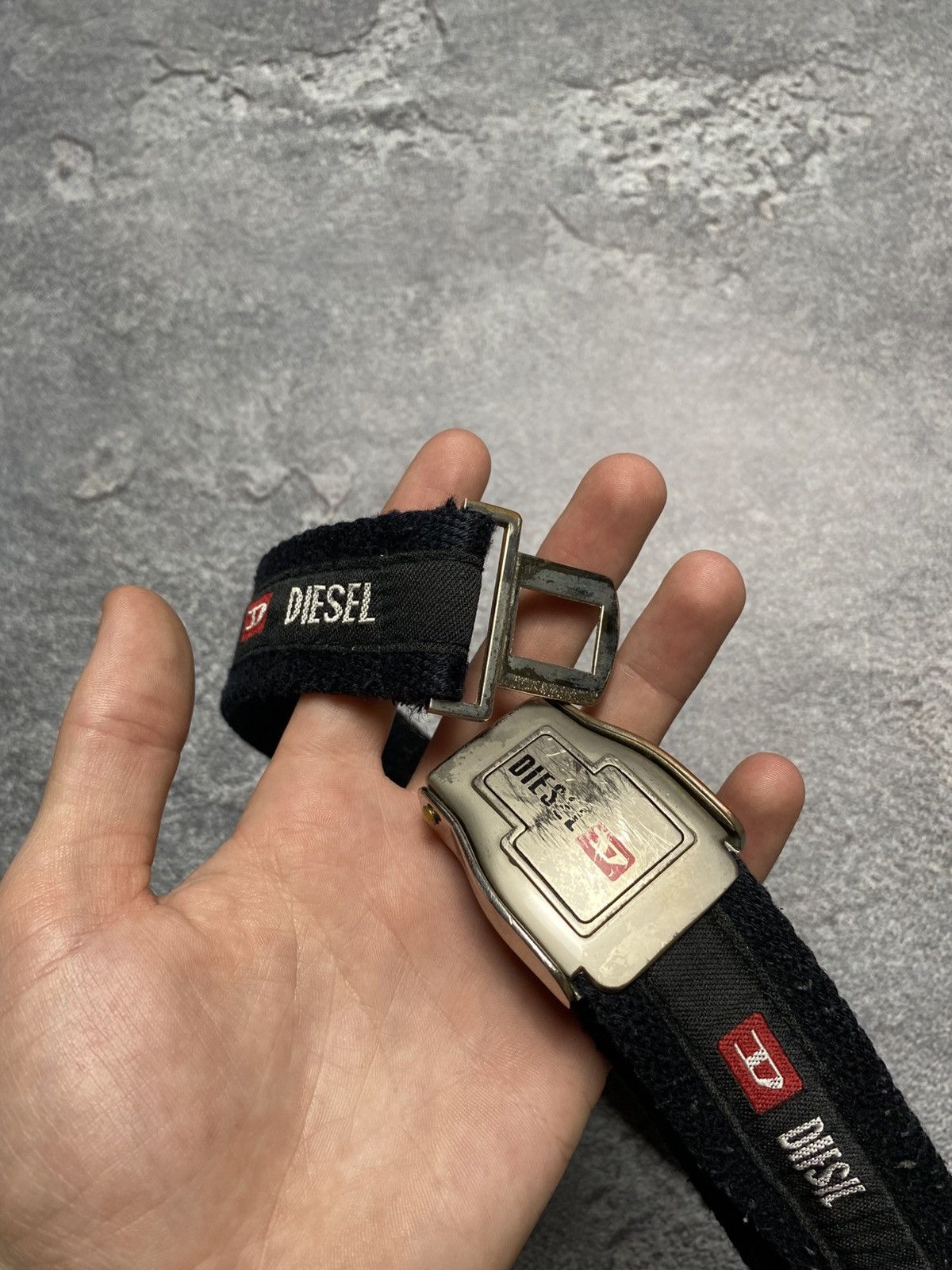 Diesel × Vintage Diesel belt vintage black Size ONE SIZE - 5 Thumbnail