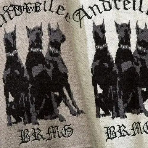 Other Andreile Three Dog Streetwear Y2K Double Knit Hoodie Size US XXL / EU 58 / 5 - 4 Thumbnail