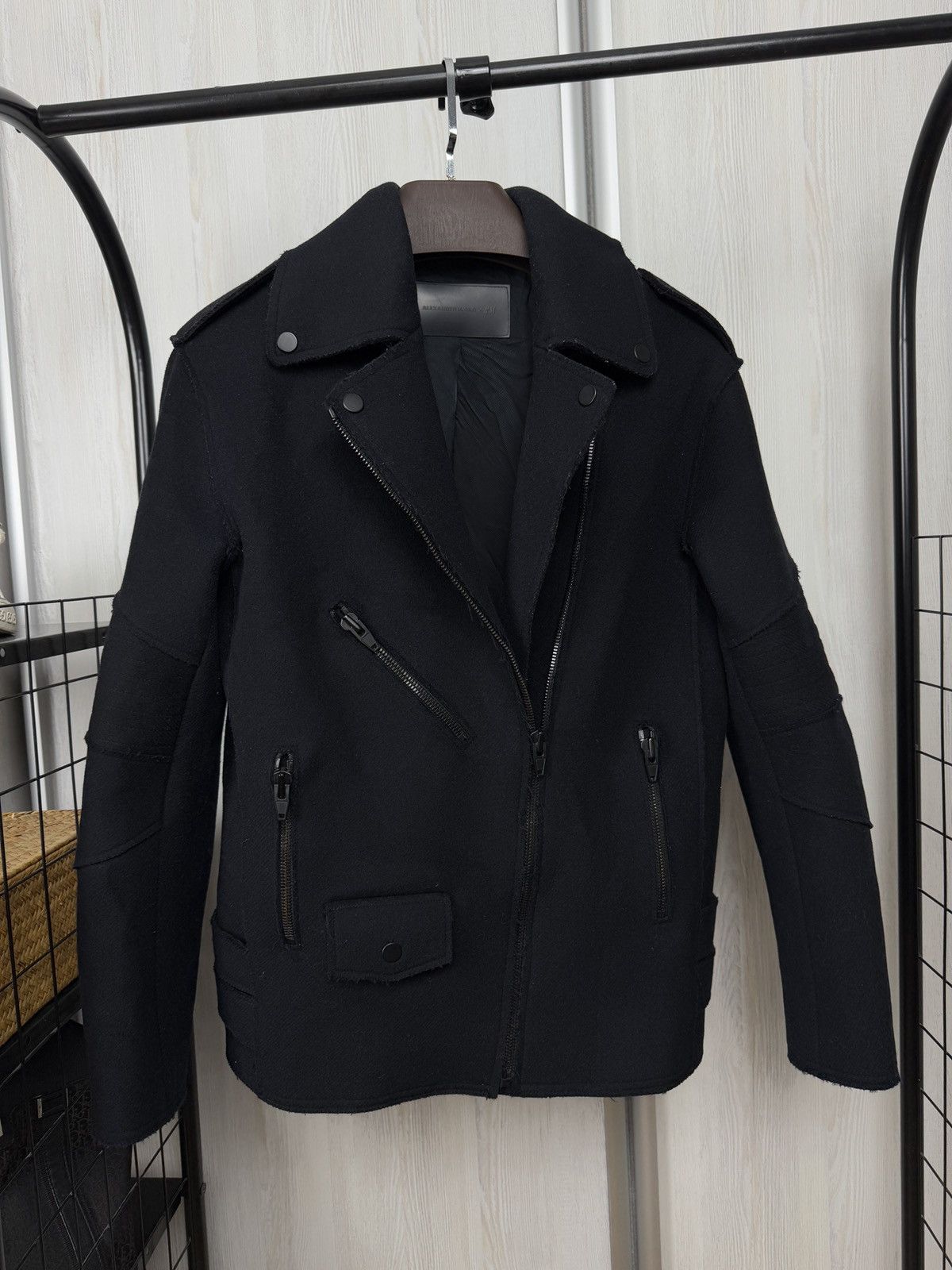 Alexander Wang × H&M Alexander Wang x H&M wool blend biker style oversized jacket Size S / US 4 / IT 40 - 7 Thumbnail