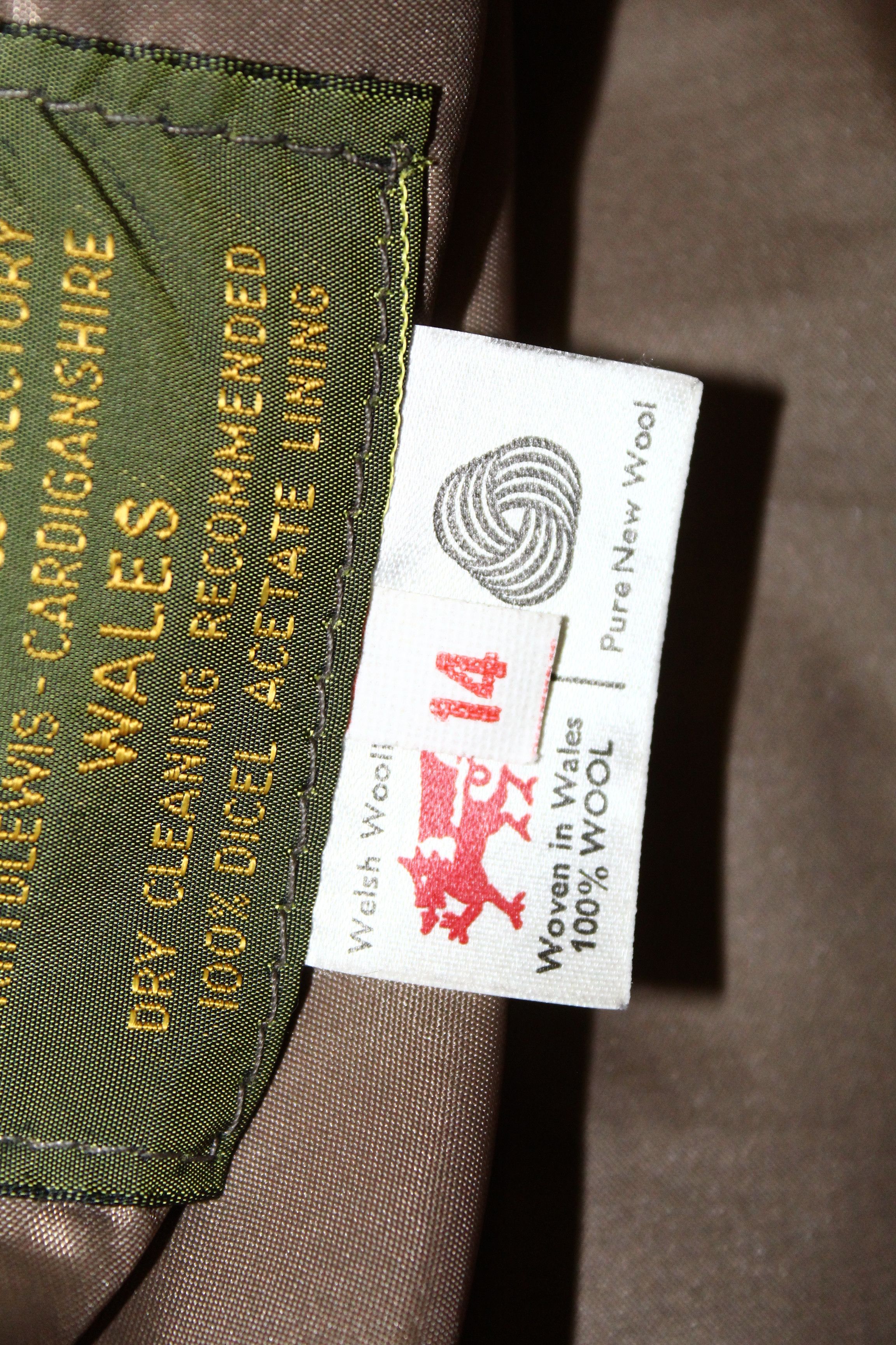Donegal Tweed VTG🔥 Curlew Weavers Wales Pure New Wool Tweed Kilt Size US 28 / EU 44 - 3 Thumbnail