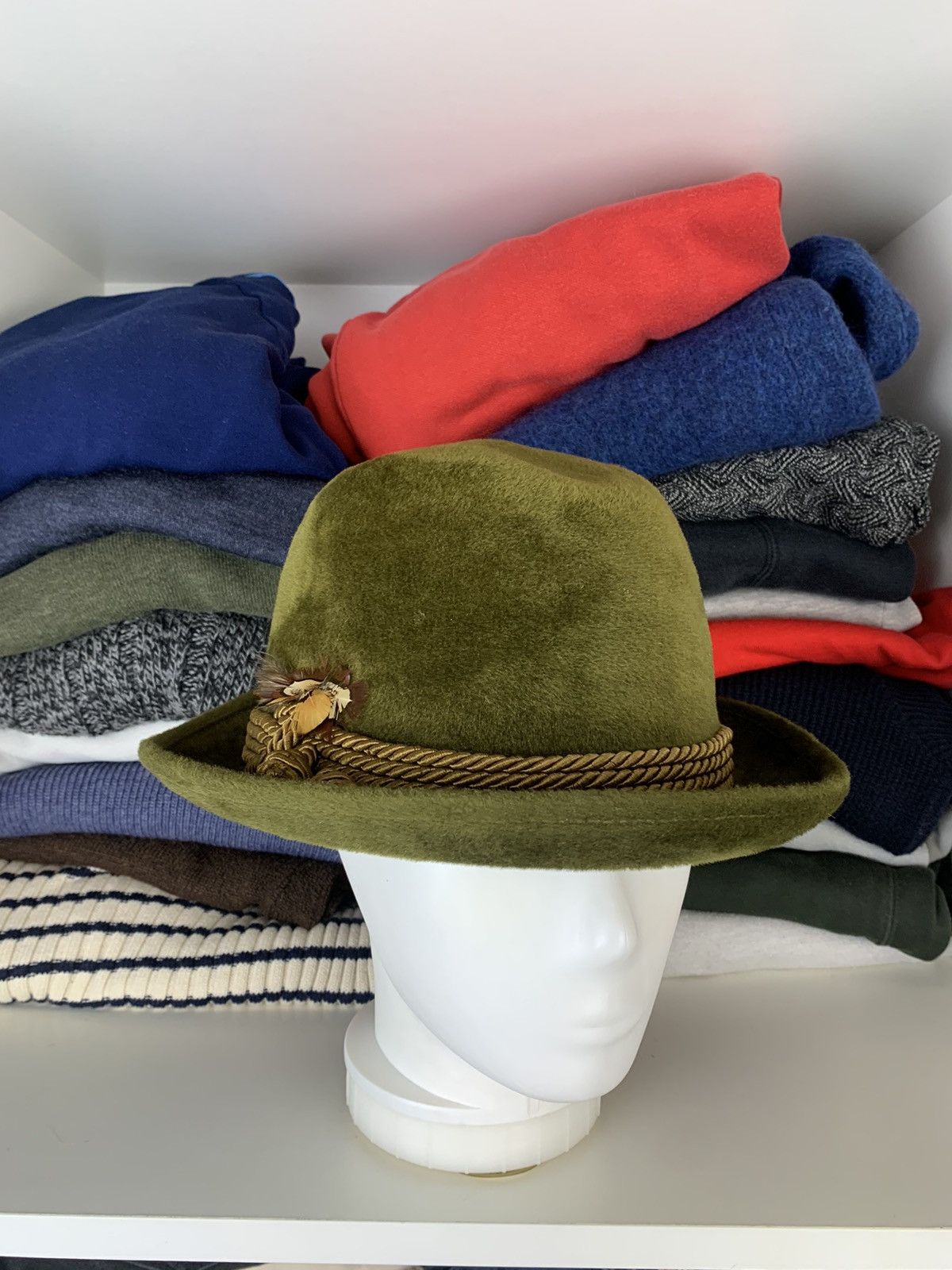 帽子 40s Vintage Borsalino Alex 7 3/8 59cm Alexander Alessandria Felt Wide Brim - Man | Borsalino Official