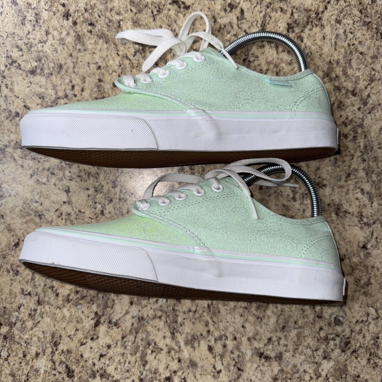 Vans VANS Women’s Sneakers Size 7.5 Mint Green Low Shoes Floral Size US 7.5 / IT 37.5 - 9 Thumbnail