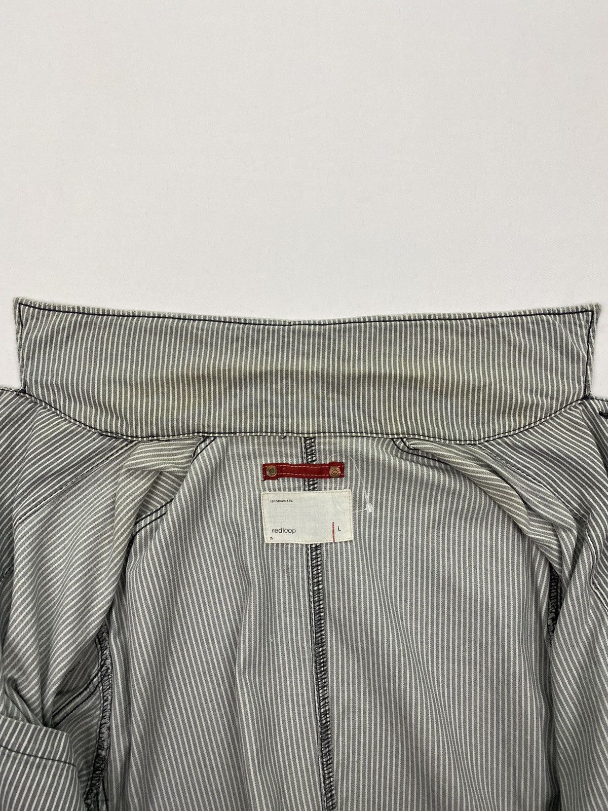 Levi's Levis Redloop Dirty Distressed Hickory Chore Jacket Size US M / EU 48-50 / 2 - 11 Thumbnail