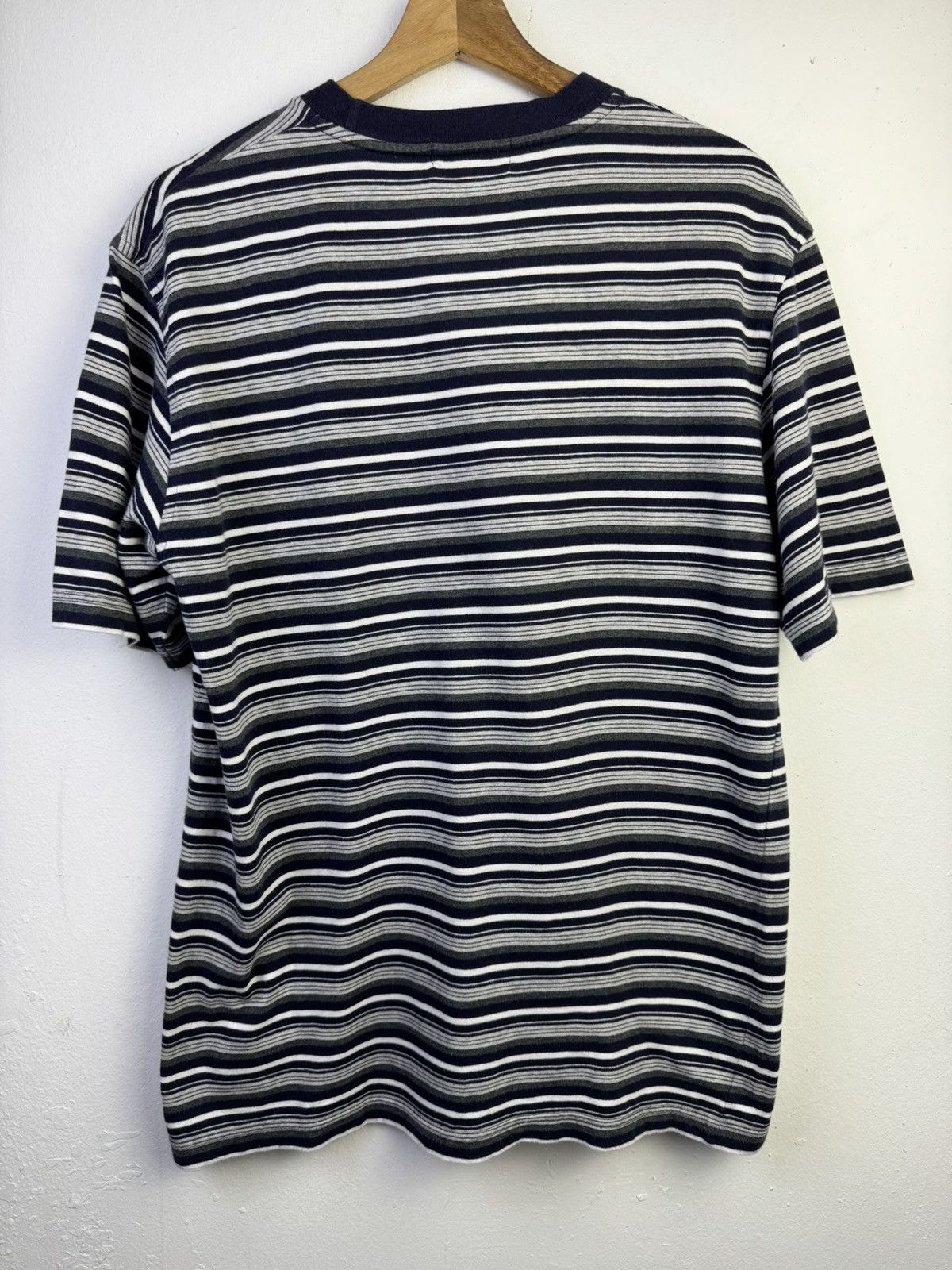 Yves Saint Laurent vintage Yves Saint Laurent striped t-shirt pocket Logo Size US M / EU 48-50 / 2 - 7 Thumbnail