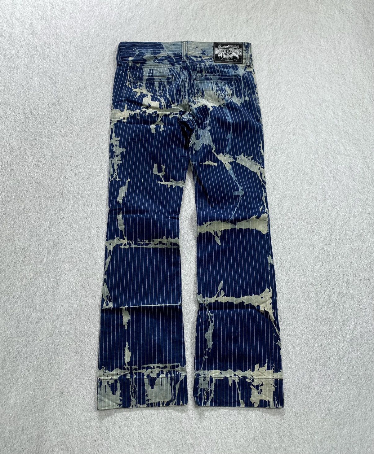 Beauty Beast × If Six Was Nine × Japanese Brand Y2K Rodeo Crowns Flared Pants Size US 31 - 2 Thumbnail
