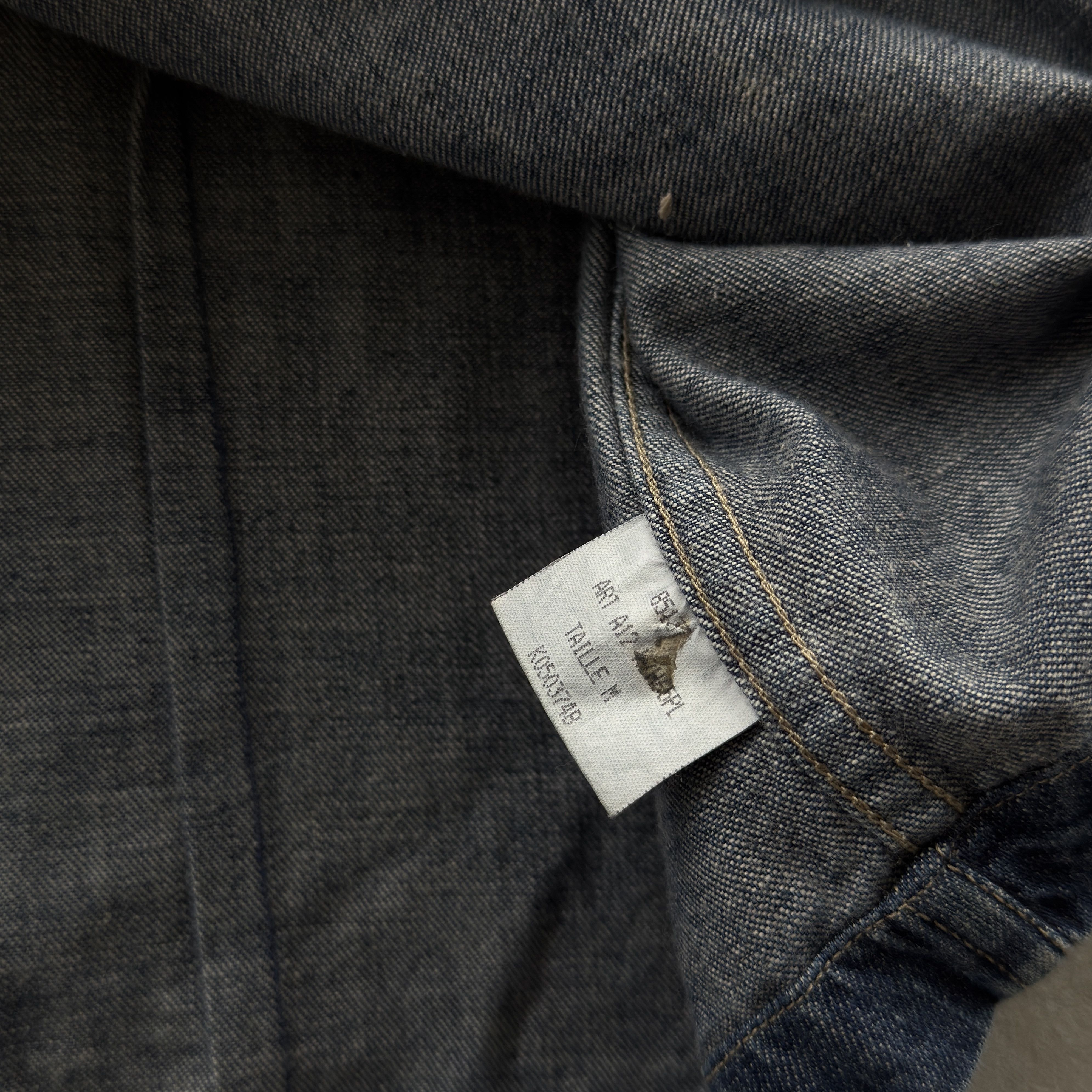 Kenzo Vintage Kenzo Homme Vintage Denim Shirt Blue Indigo Archive Size US M / EU 48-50 / 2 - 7 Thumbnail