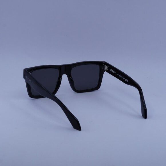 Off-White Off-White OERI109 LAWTON 1007 Sunglasses Black Square Frame Size ONE SIZE - 6 Thumbnail