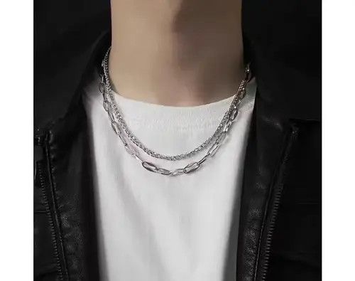Vintage Retro punk necklace Size ONE SIZE - 1 Thumbnail