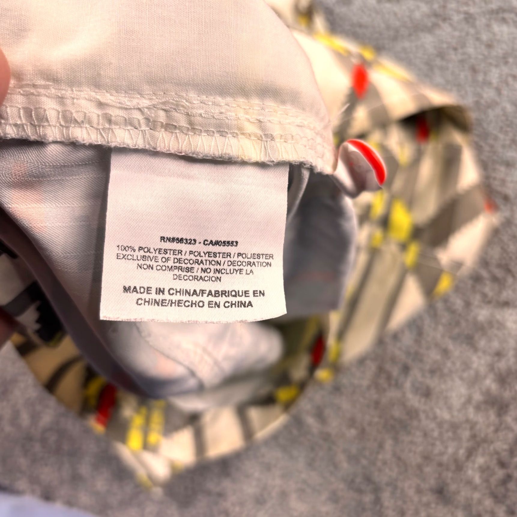 Nike Nike Golf Shorts Mens 34 Chino Stretch Zip Pocket Geometric Print Multicolor 34 (Regular) Mens Size US 34 / EU 50 - 3 Thumbnail