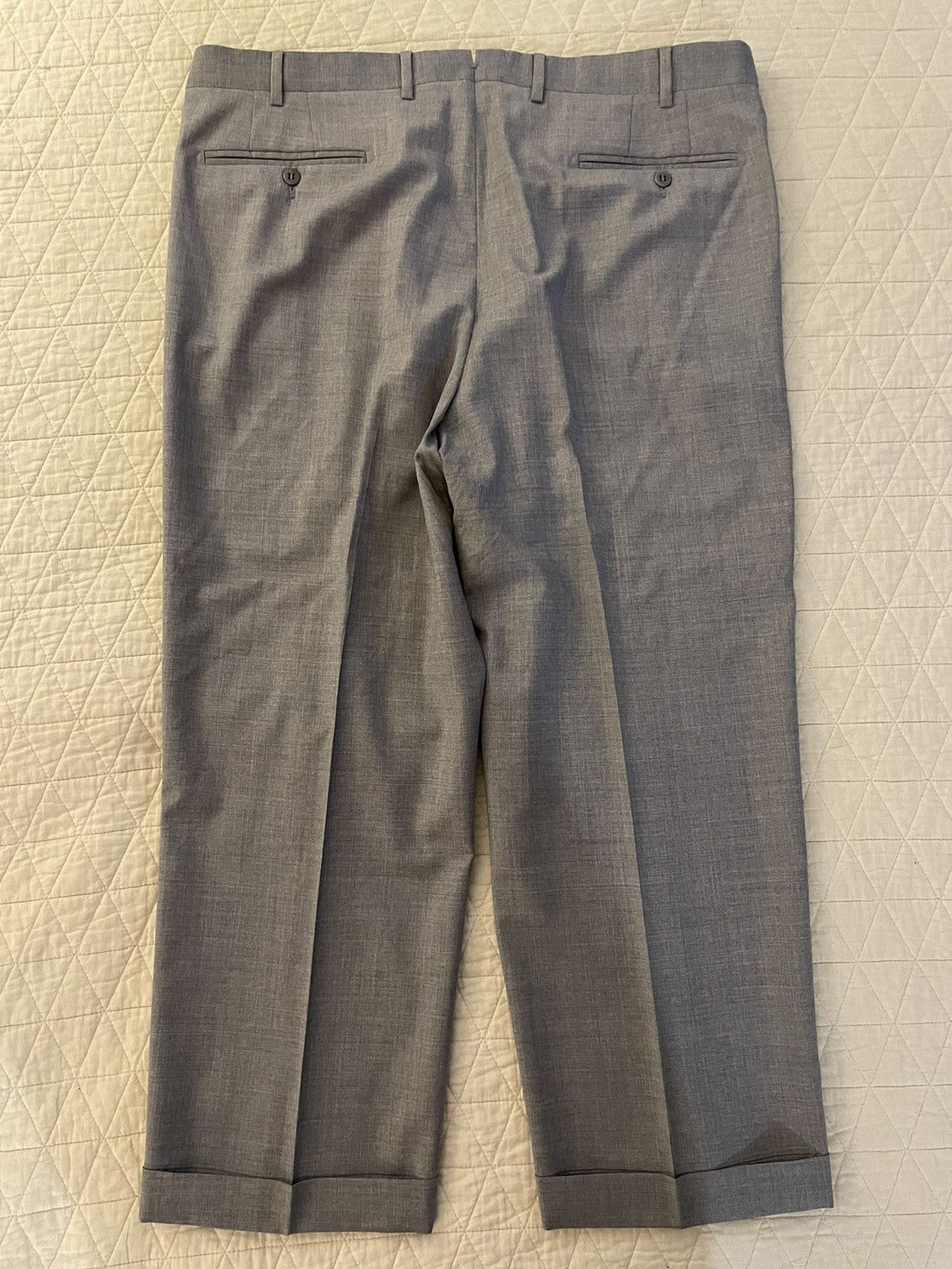Zanella 'Todd' Super 120's Wool Serge Tropical Weight Trouser Size 38R - 11 Thumbnail