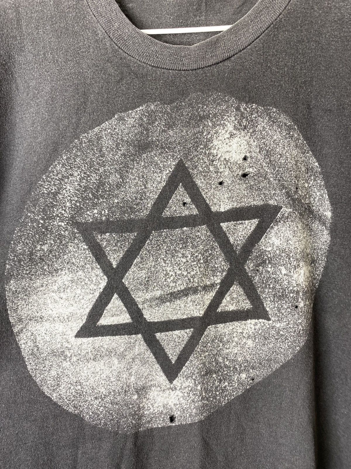 Vintage Vintage 1980’s David Star Symbol T Shirt Bible Size US M / EU 48-50 / 2 - 3 Thumbnail