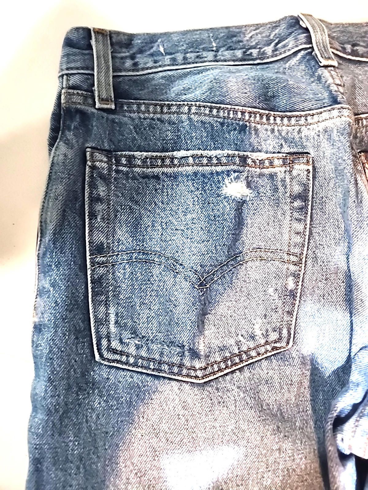 Levi's Levi’s 501 150th Anniversary Distressed Blue Jeans 28x32 Size US 28 / EU 44 - 7 Thumbnail