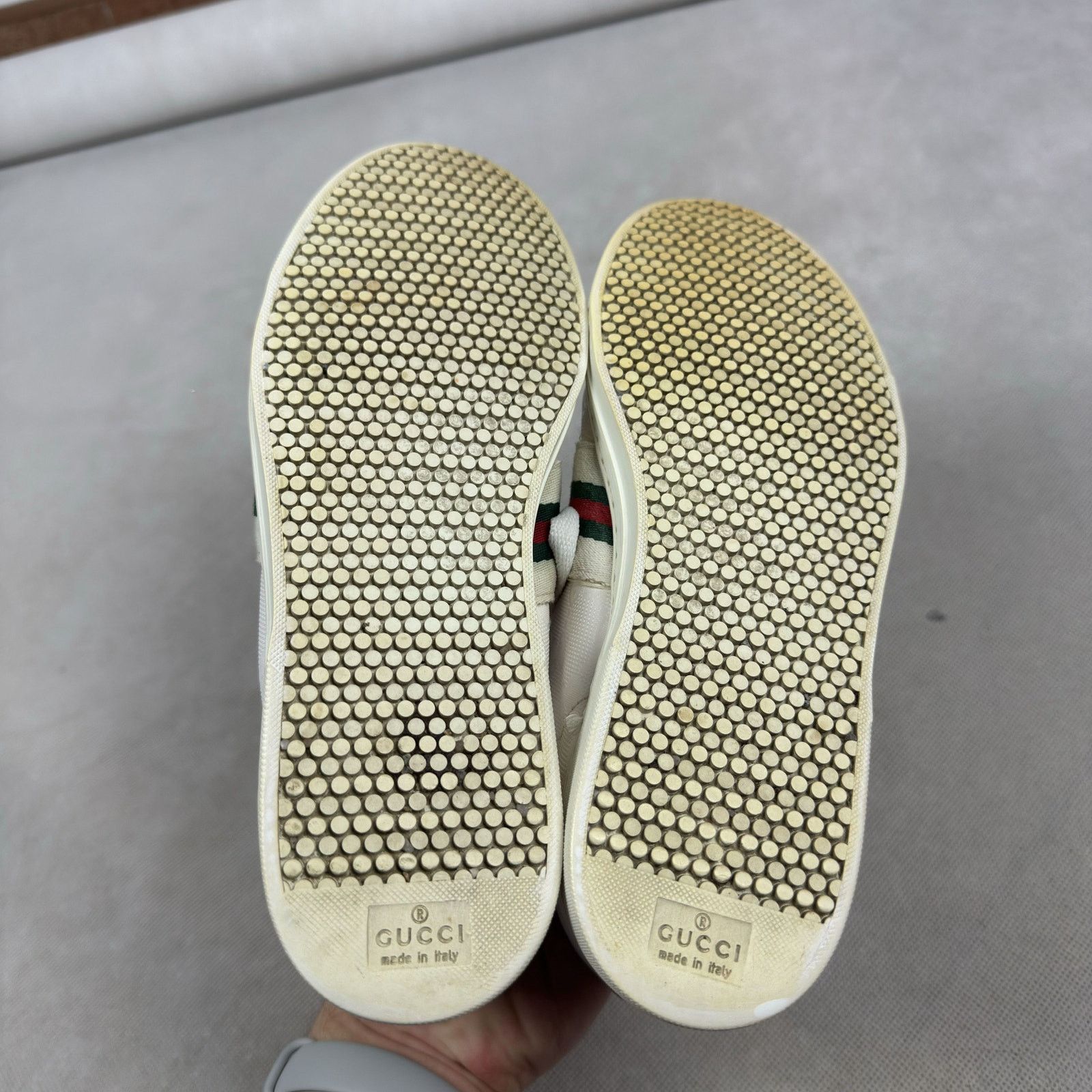 Gucci × Vintage Gucci White Leather Lace Up Sneakers Shoes 36 Size US 6 / IT 36 - 8 Thumbnail