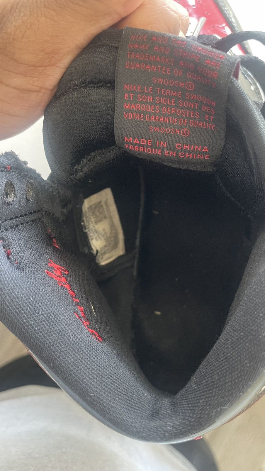 Jordan Brand Jordan 1 Patent Leather Bred Size US 7 / EU 40 - 11 Thumbnail