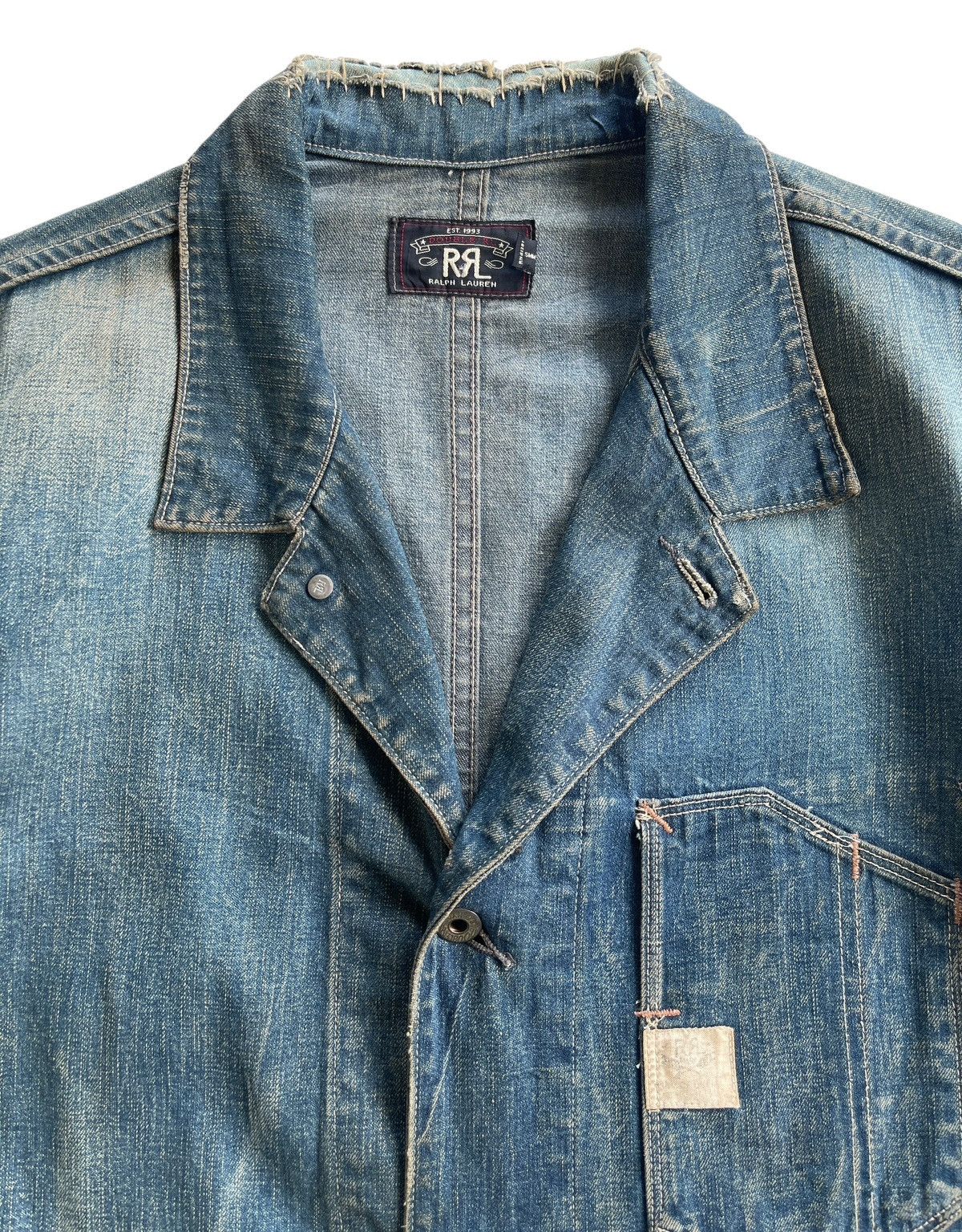 RRL Ralph Lauren RRL Denim Chore Jacket USA Size US L / EU 52-54 / 3 - 4 Thumbnail