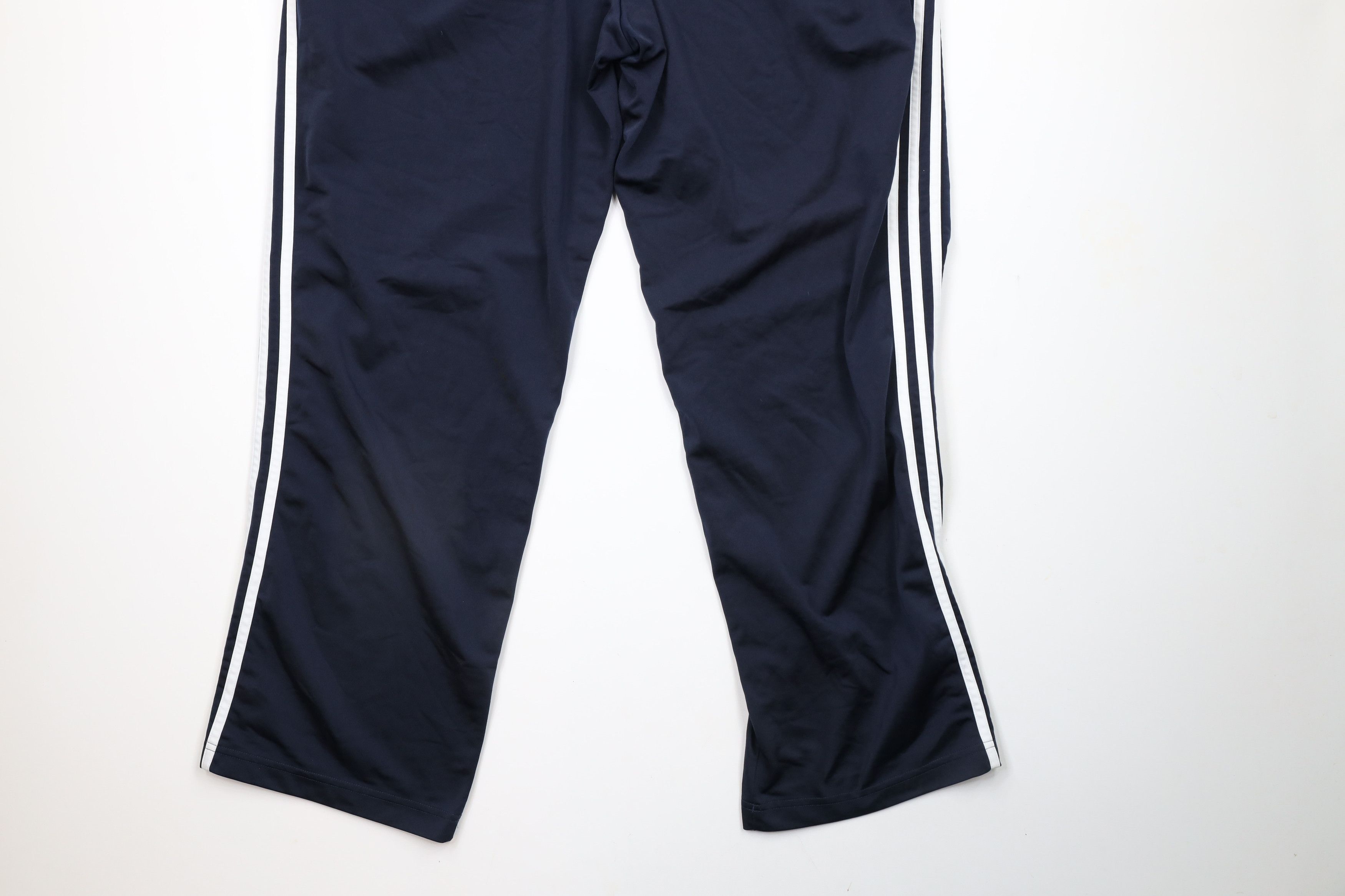 Adidas × Vintage Vintage Adidas Out Striped Wide Leg Pants Blue Polyester Size US 38 / EU 54 - 11 Thumbnail