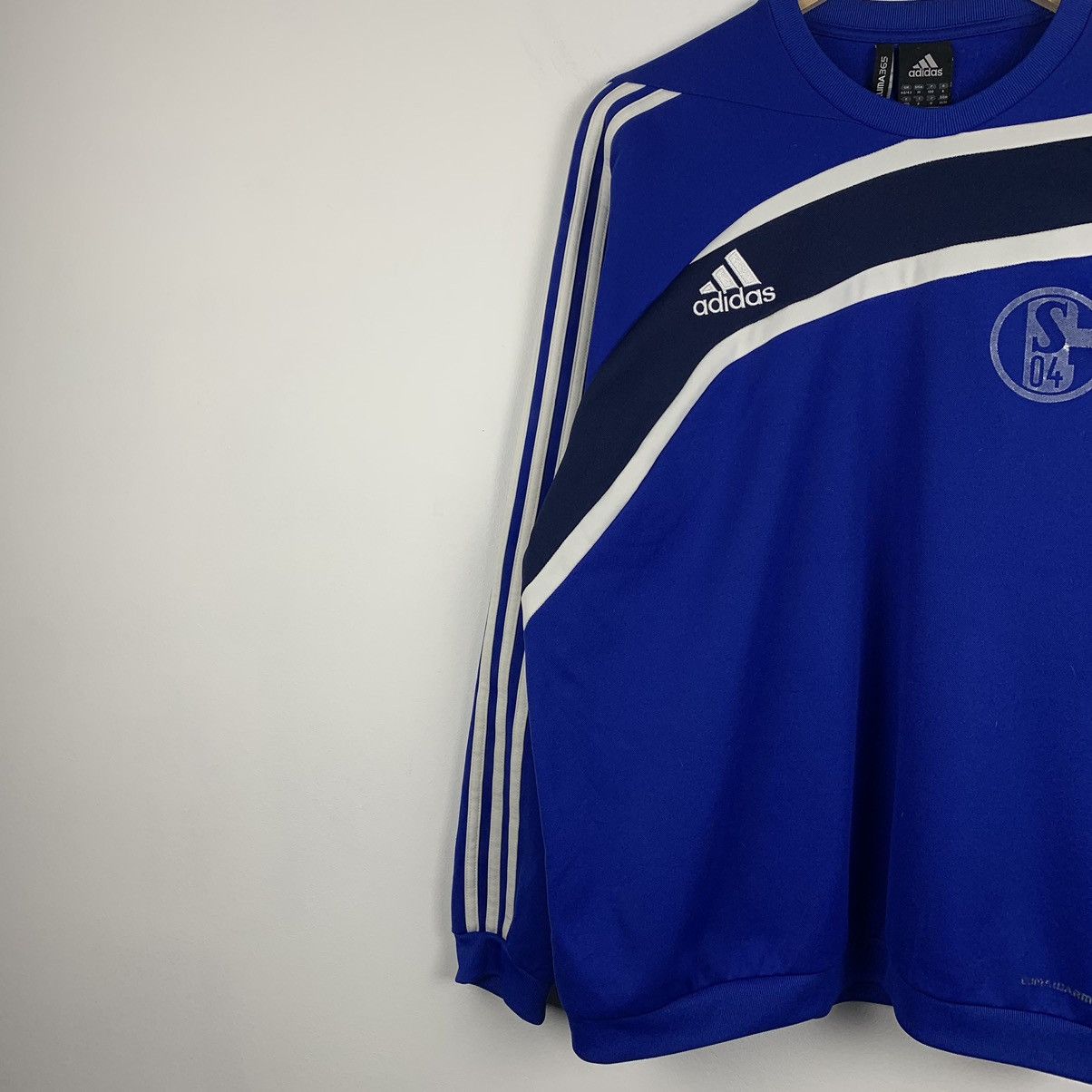 Adidas Men’s Adidas Climalite Shalke 04 Soccer Football Sweatshirt Size US M / EU 48-50 / 2 - 4 Thumbnail
