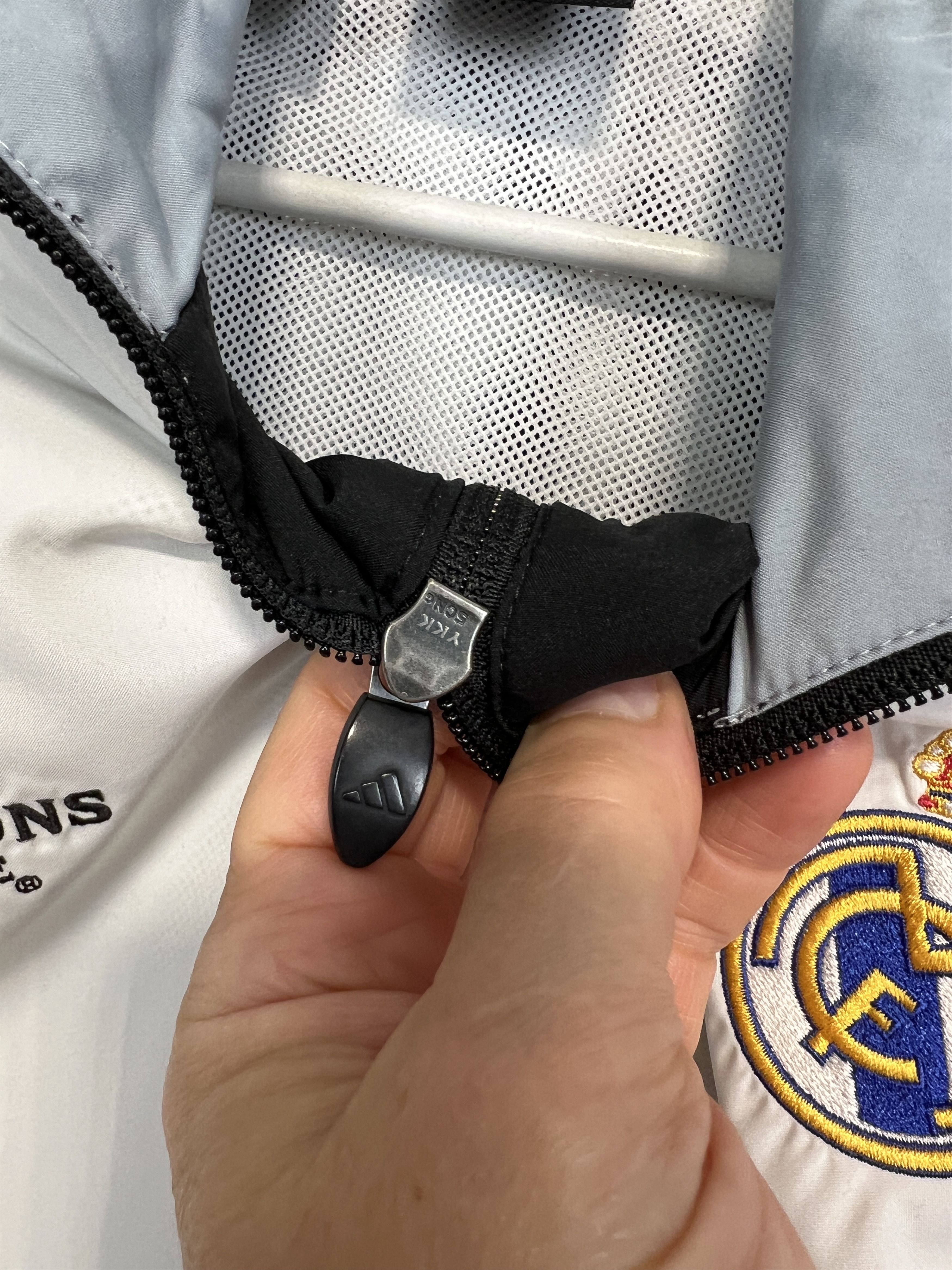 Adidas Vintage Real Madrid Football Train Jacket Soccer Track Top Size US M / EU 48-50 / 2 - 4 Thumbnail