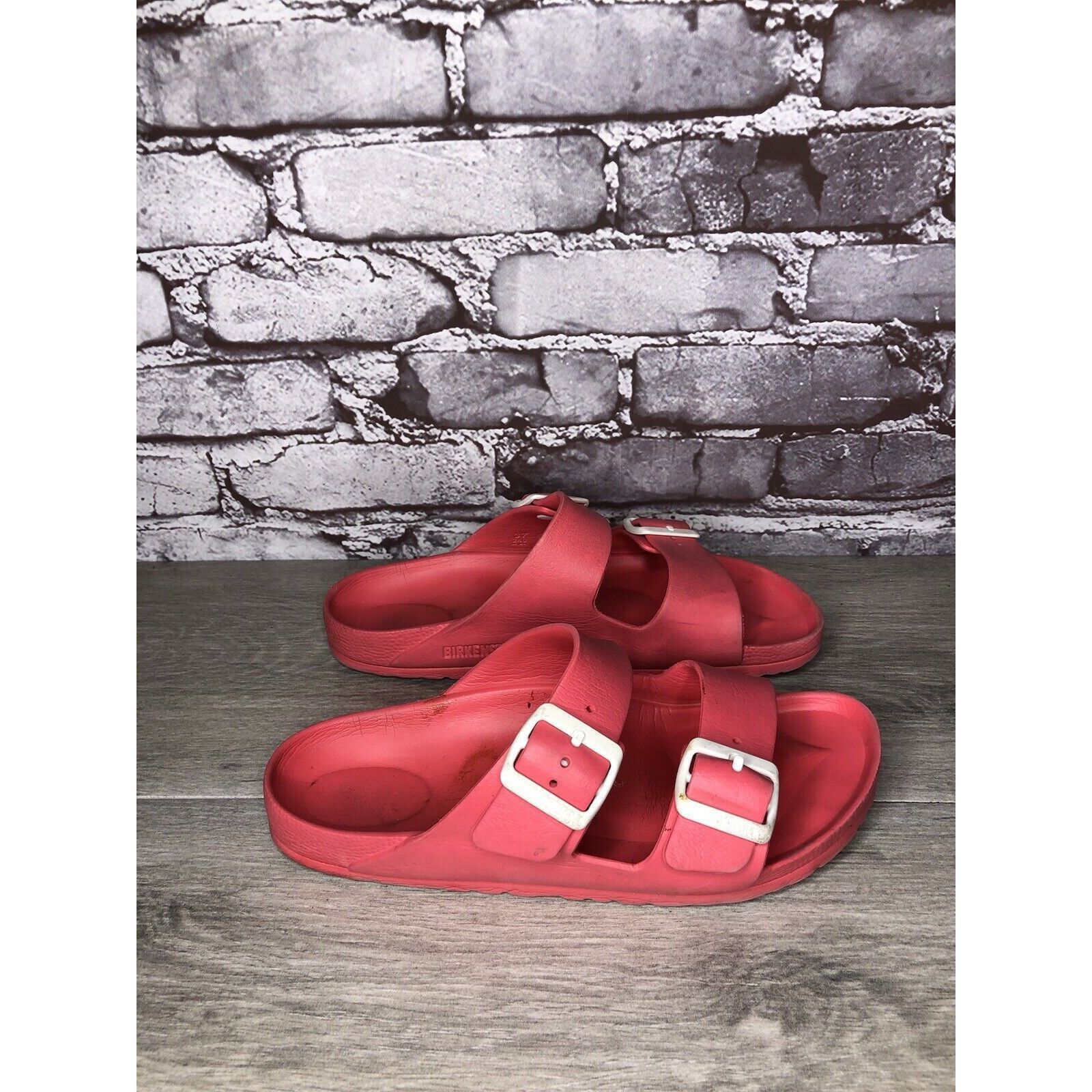 Birkenstock Birkenstock Arizona EVA Pink Foam Rubber Slides Sandals Wome Size US 6.5 / IT 36.5 - 16 Thumbnail