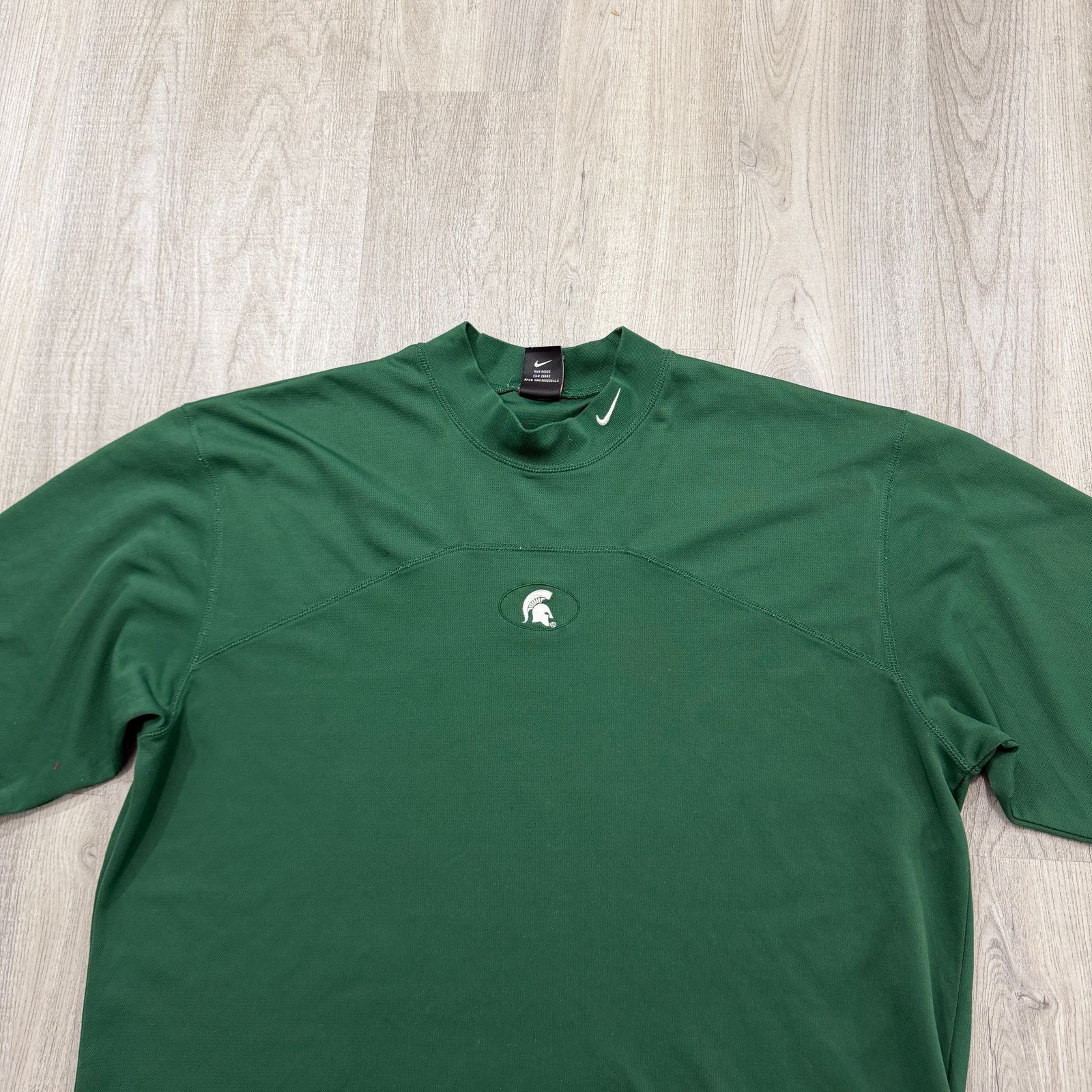 Nike Vintage Nike Michigan State Spartans Shirt 2XL Green 90s Size US XXL / EU 58 / 5 - 2 Thumbnail
