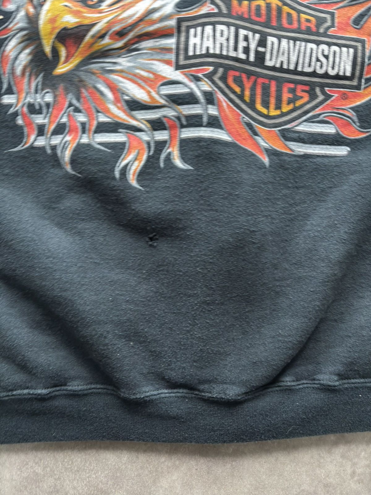 Harley Davidson Harley Davidson Vintage Zip Hoodie Size US XL / EU 56 / 4 - 9 Thumbnail