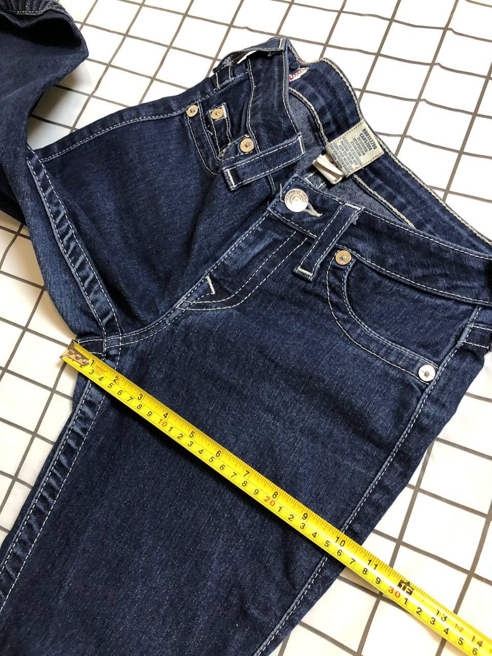 True Religion True Relion Johnny Dark Blue Wash Denim Jeans Women Size 28" / US 6 / IT 42 - 8 Thumbnail