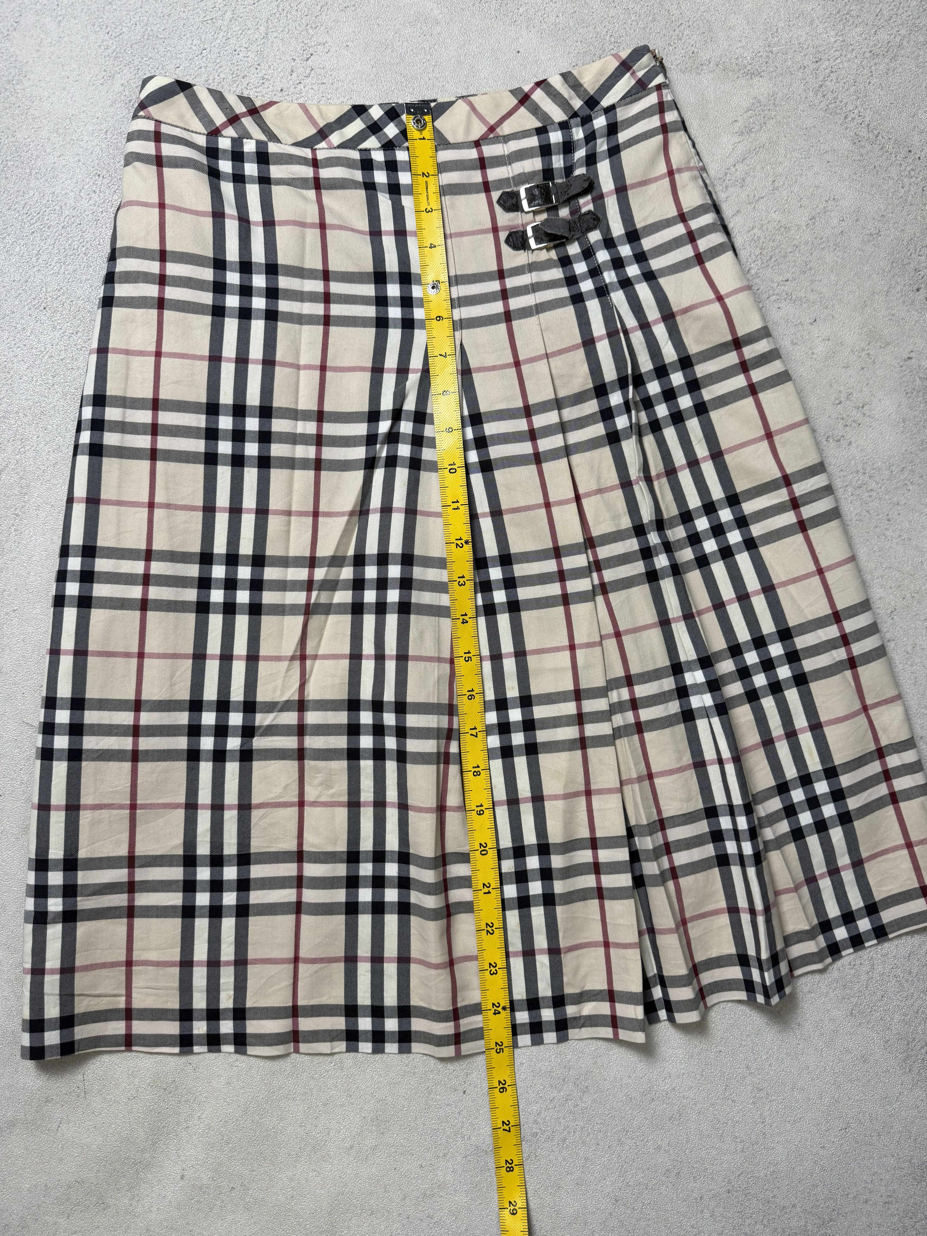 Burberry Vintage Burberry Nova Check Skirts Size 29" - 10 Thumbnail