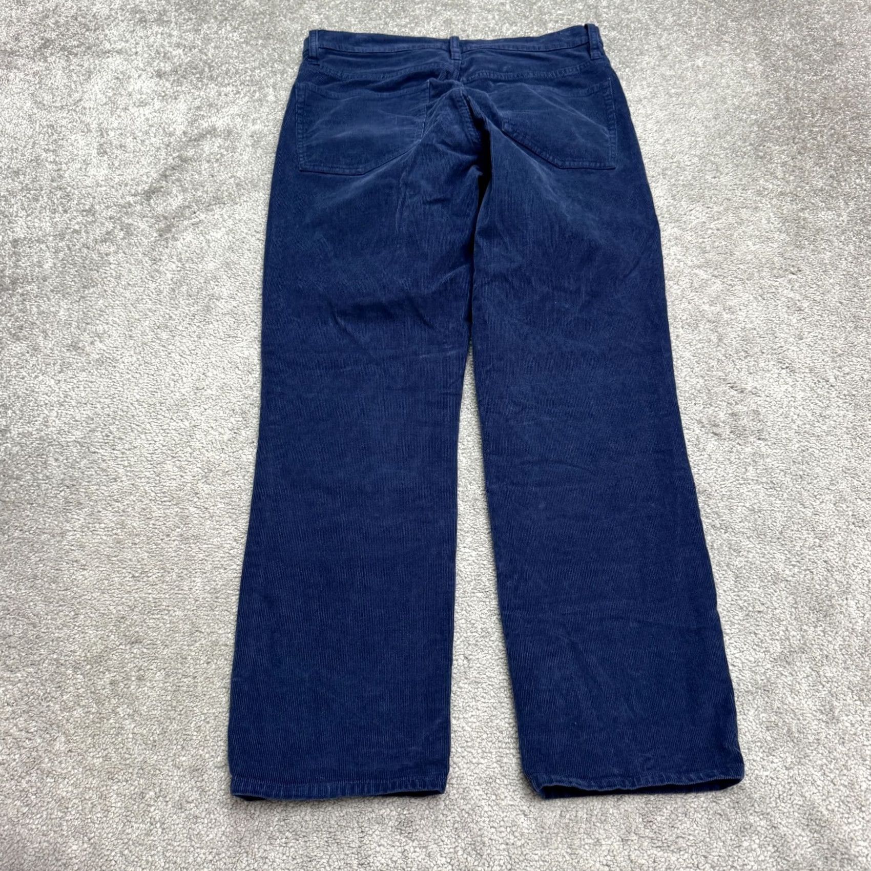 J.Crew J.Crew 1040 Athletic Fit Straight Corduroy Pants High Rise Womens 30 Navy Blue Size 30" / US 8 / IT 44 - 2 Thumbnail