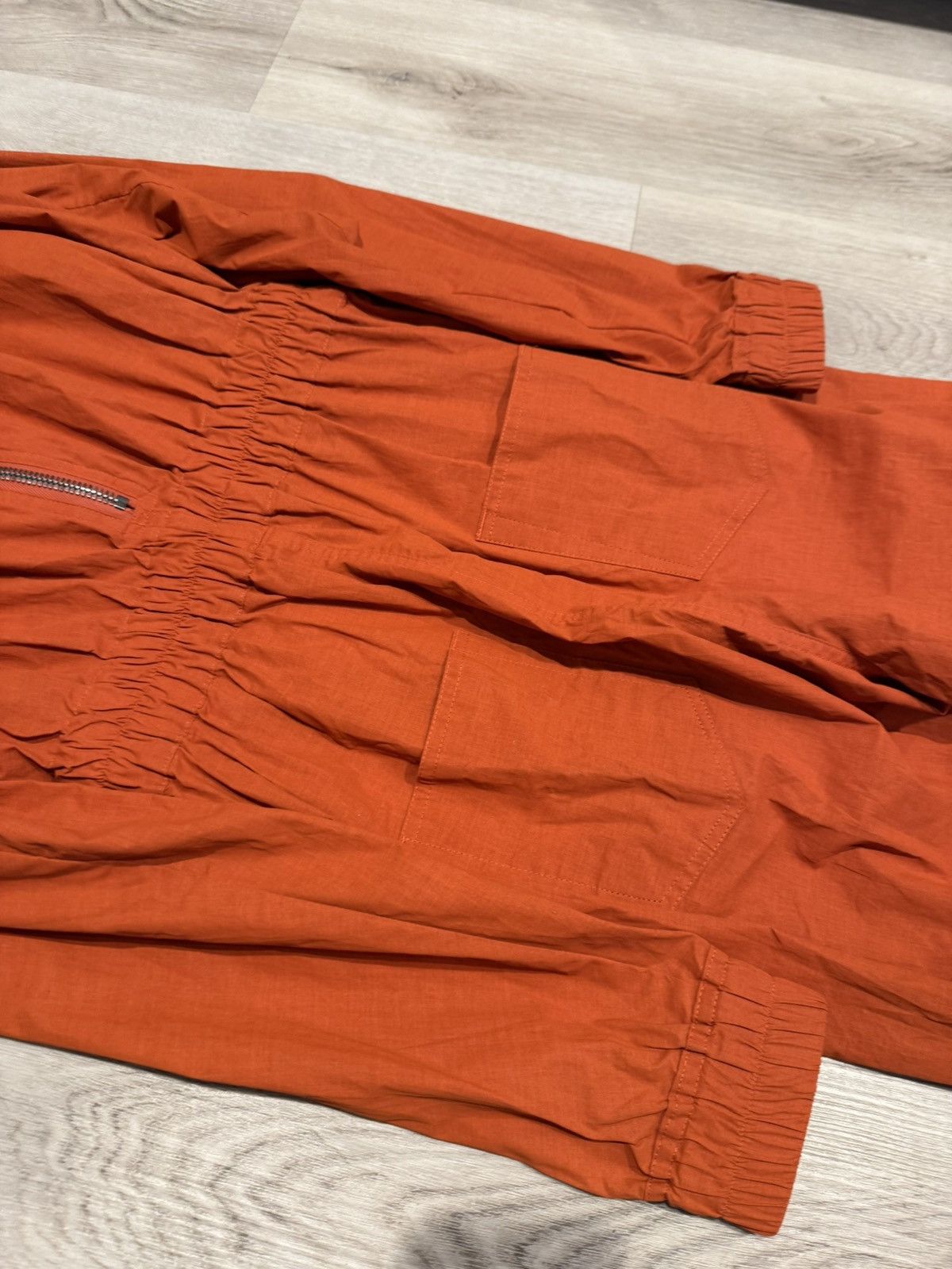 Rick Owens Drkshdw s/s 2023 lightweight cotton nwt bodybag flightsuit!! Size US 28 / EU 44 - 6 Thumbnail