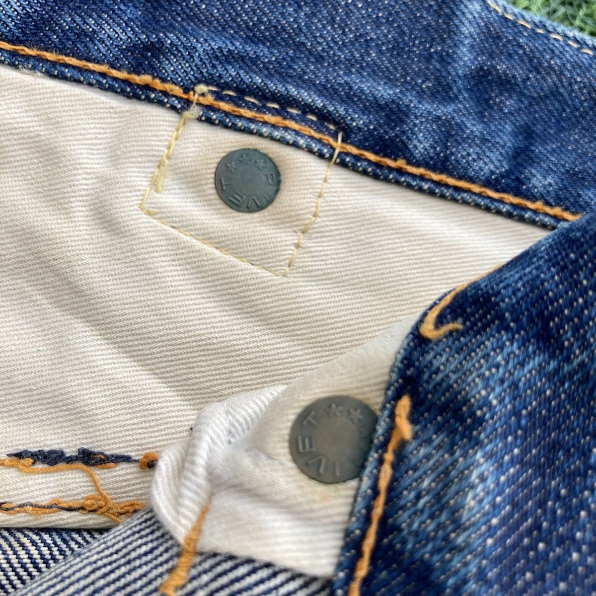 Studio D'Artisan VINTAGE STUDIO D’ ARTISAN BUCKLE BACK SELVEDGE DISTRESSED Size US 34 / EU 50 - 19 Thumbnail