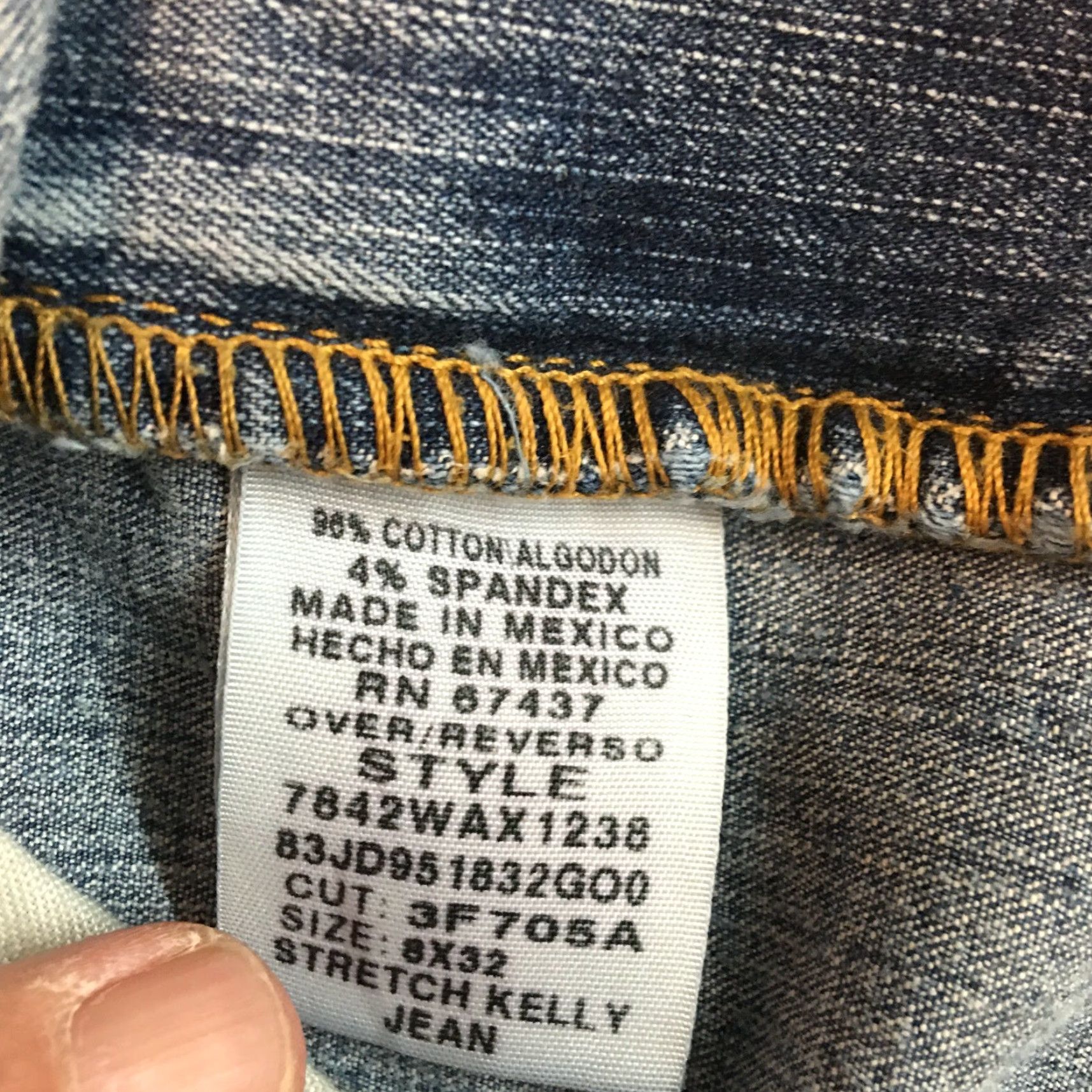 Ralph Lauren Ralph Lauren Jeans Womens Casual Flat Front Straight Blue Denim Size 8 - 31 Inseam 5-Pocket Belt Loops Regular Rise Mid Size 30" / US 8 / IT 44 - 5 Thumbnail